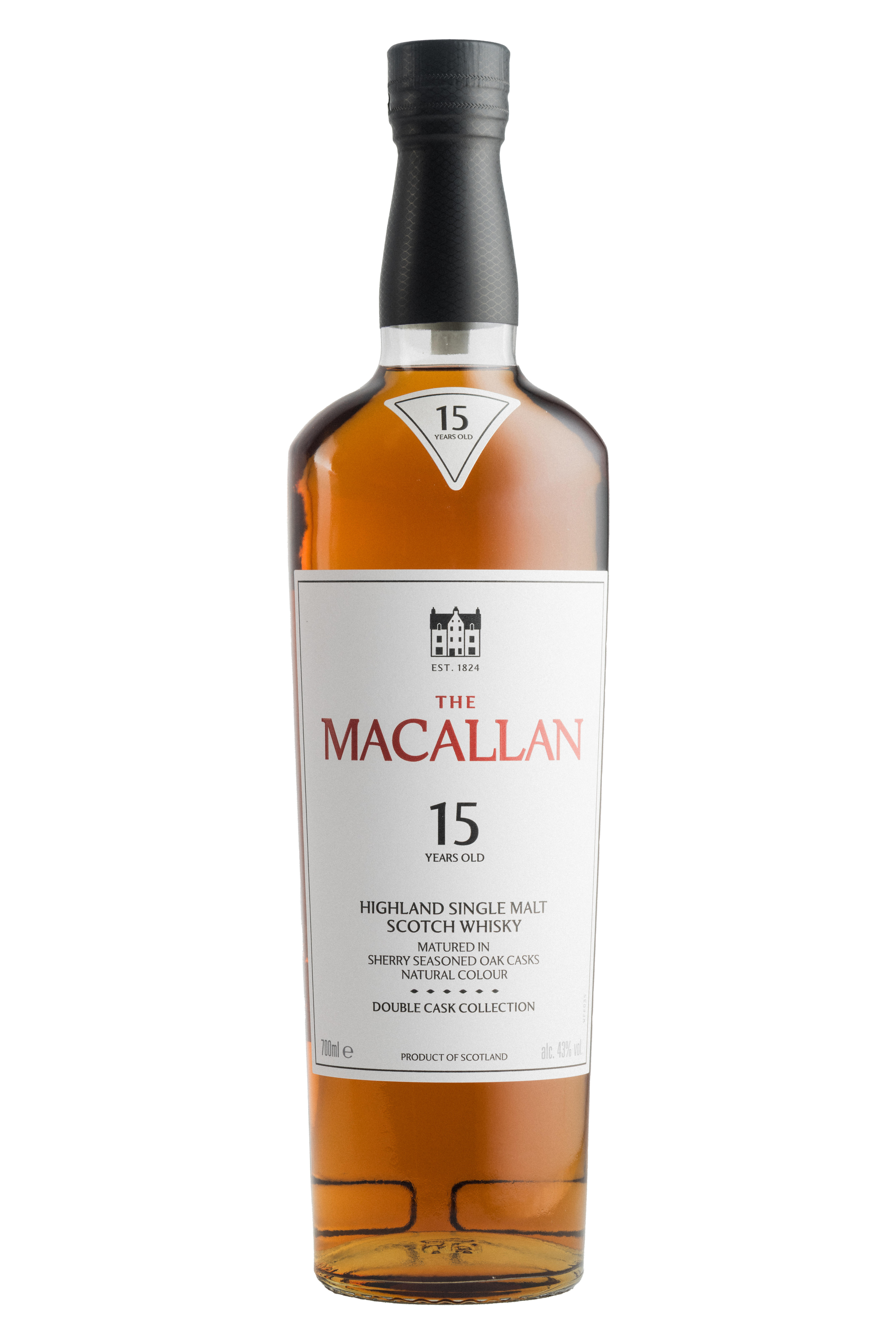 The Macallan, Double Cask, 15-Year-Old, Speyside, Single Malt Scotch Whisky (43%) bottle