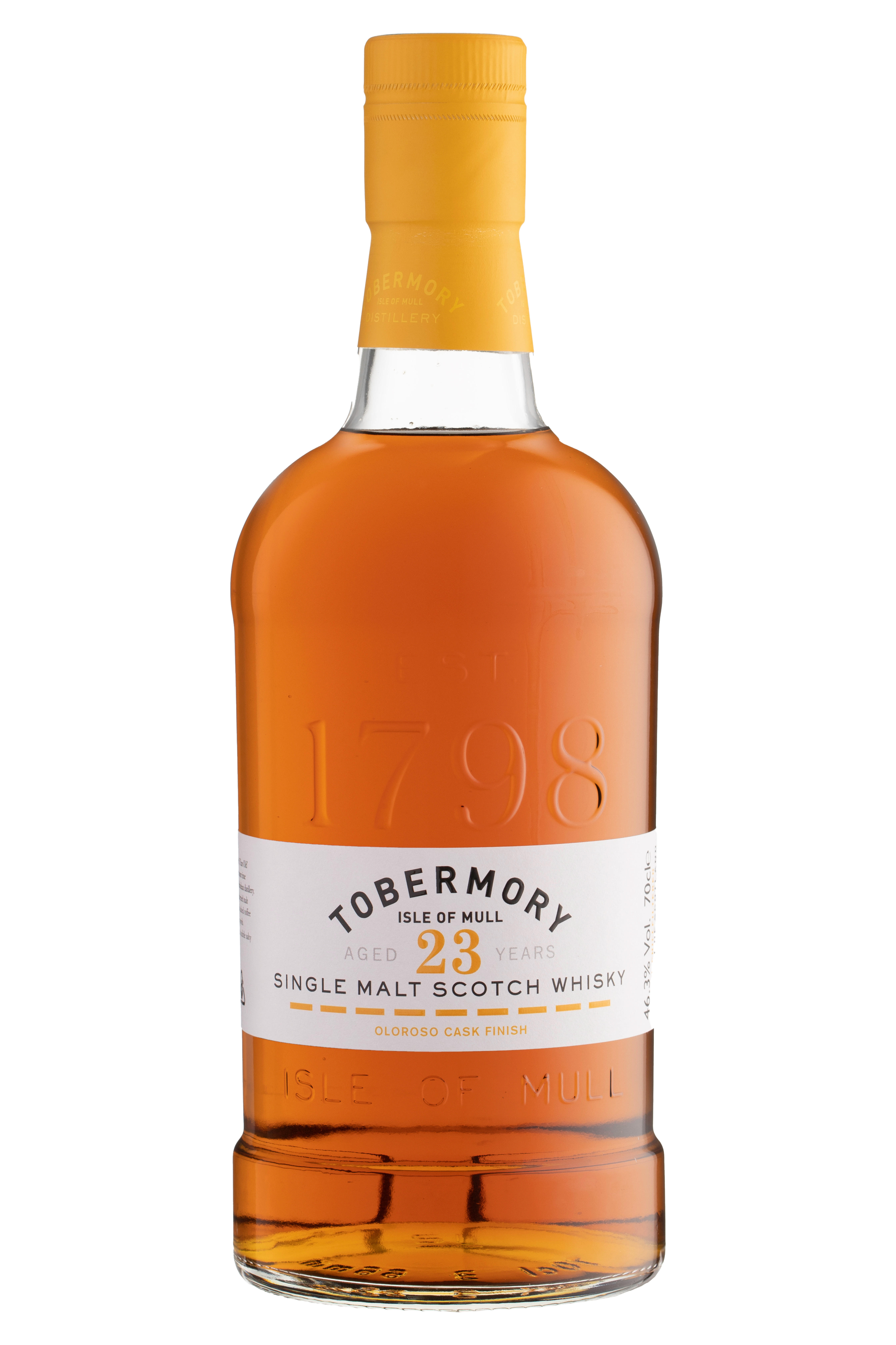 Tobermory, Oloroso Cask Finish, 23-Year-Old, Island, Single Malt Scotch Whisky (46.3%) bottle