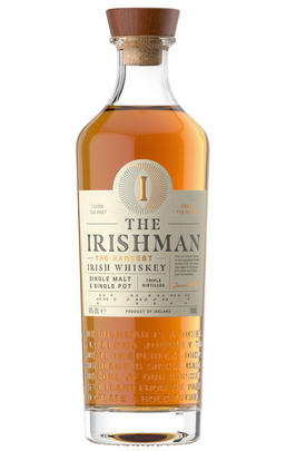 Walsh Whiskey, The Irishman, Harvest, Single Malt Whiskey, Ireland (40%) with Two Glasses