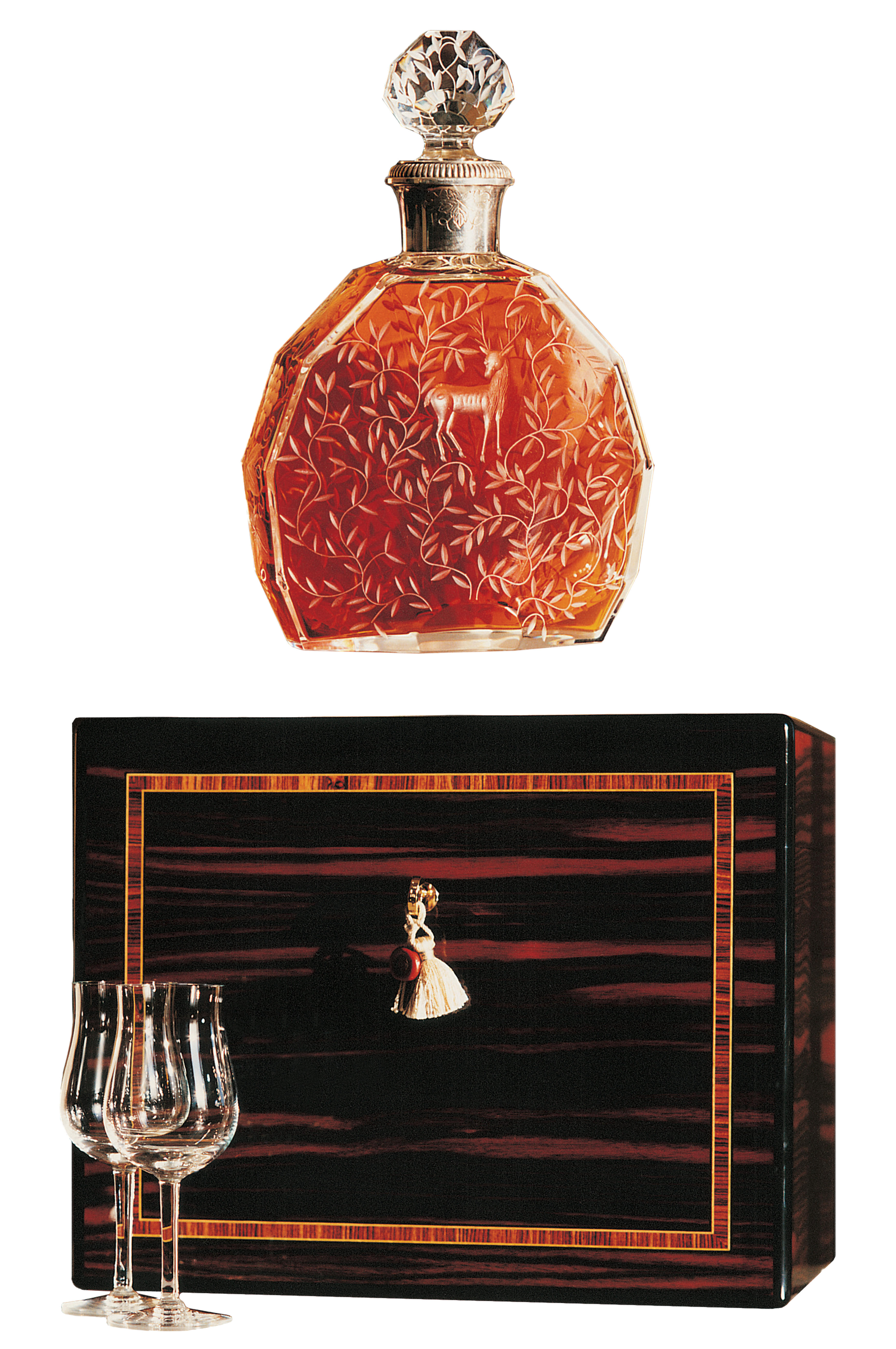 Hine, Talent de Thomas Hine, Grande Champagne Cognac (40%) (with Baccarat crystal decanter, wooden cigar humidor & four crystal glasses) bottle