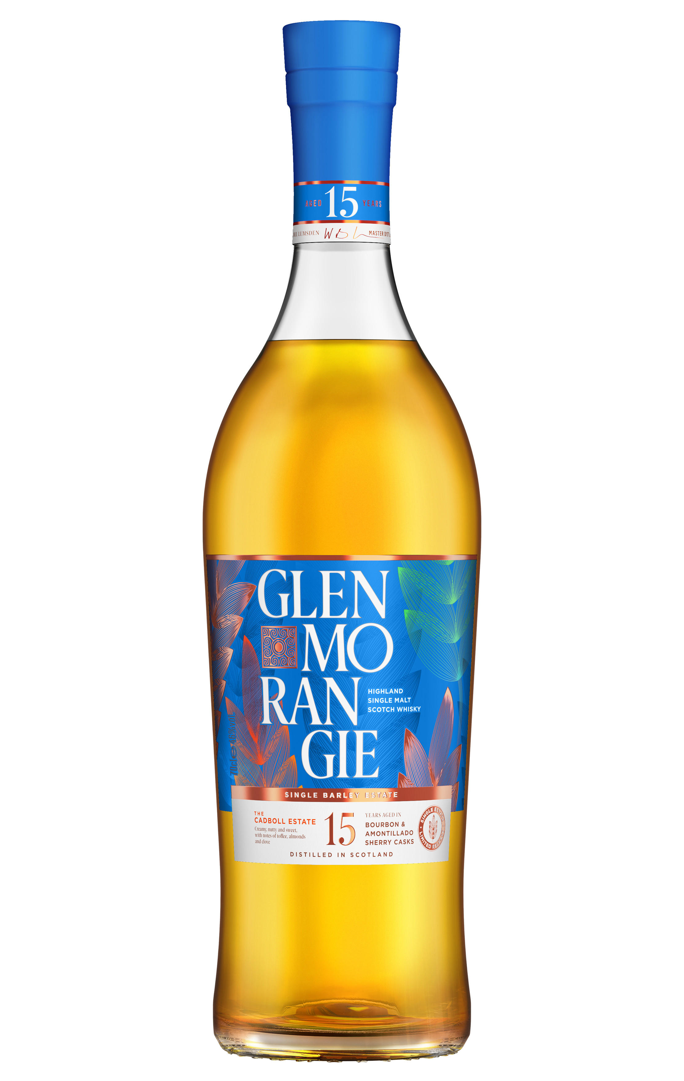 Glenmorangie, The Cadboll Estate, American Oak Bourbon Cask, 15- Year-Old, Highland, Single Malt Scotch Whisky (43%)