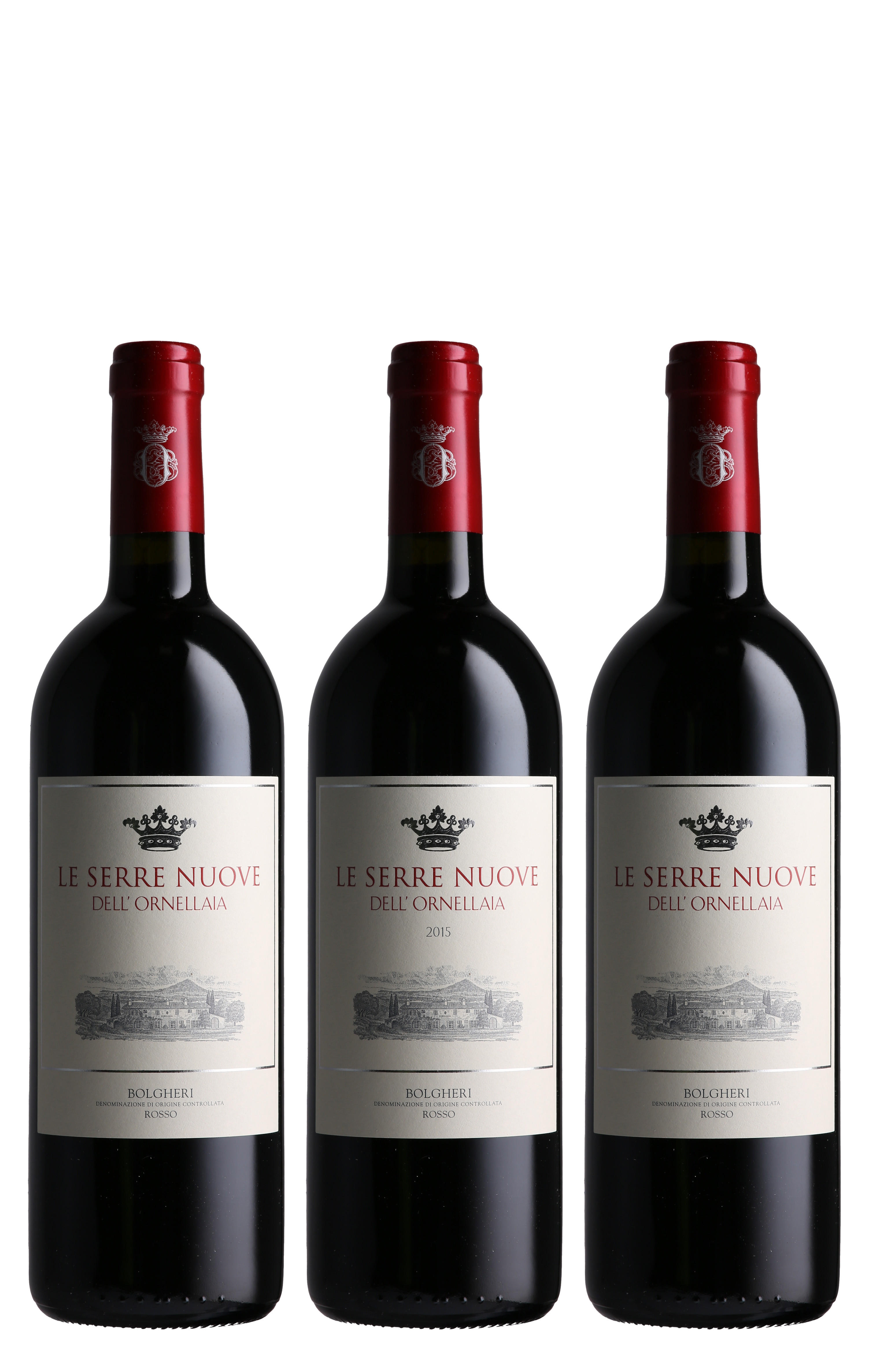 Le Serre Nuove dell'Ornellaia, Vertical (2014 to 2016), Three-Bottle Assortment Case