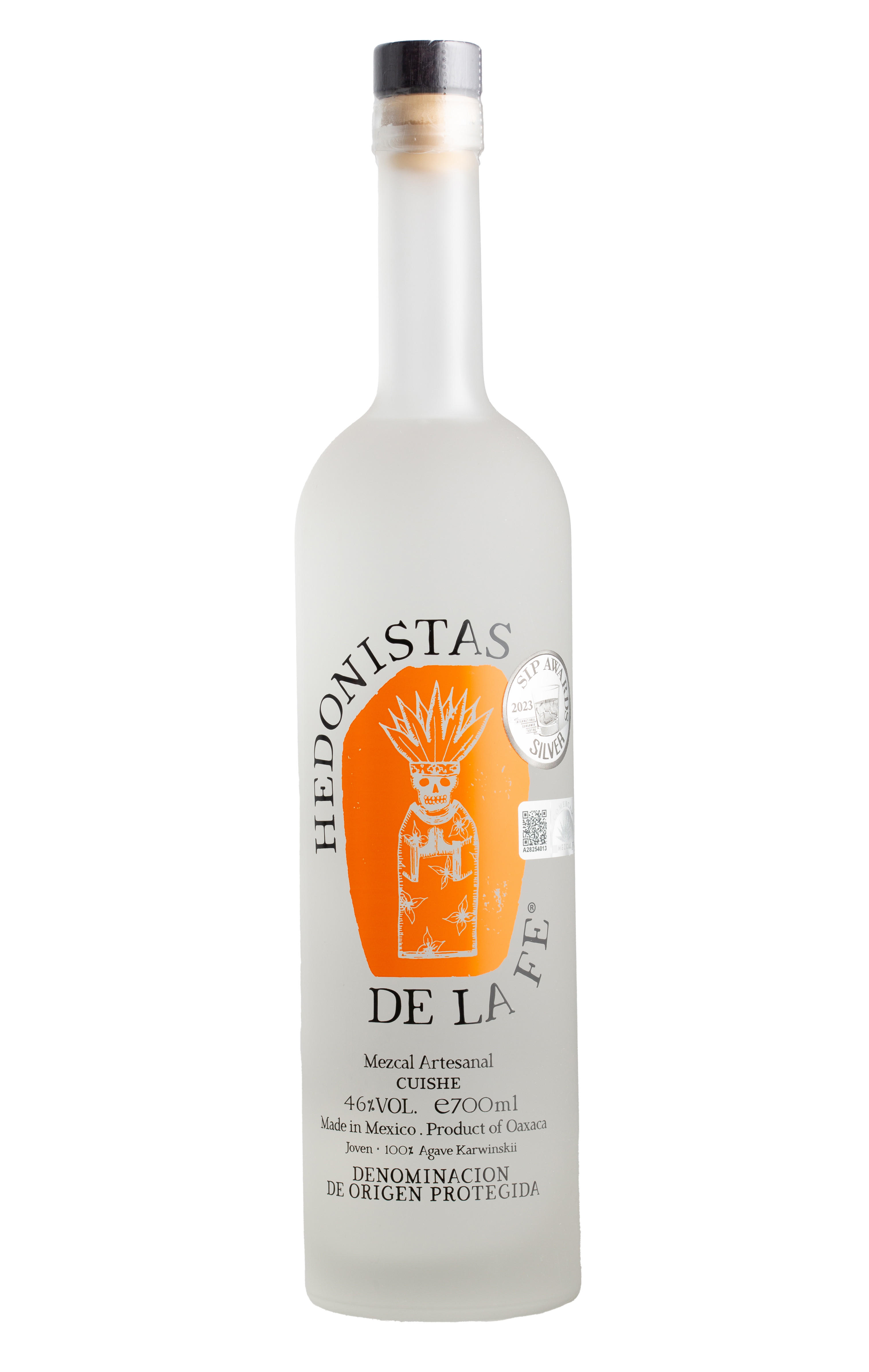 Hedonistas de la Fe, Cuishe, Mezcal Artesanal, Oaxaca, Mexico (46%)