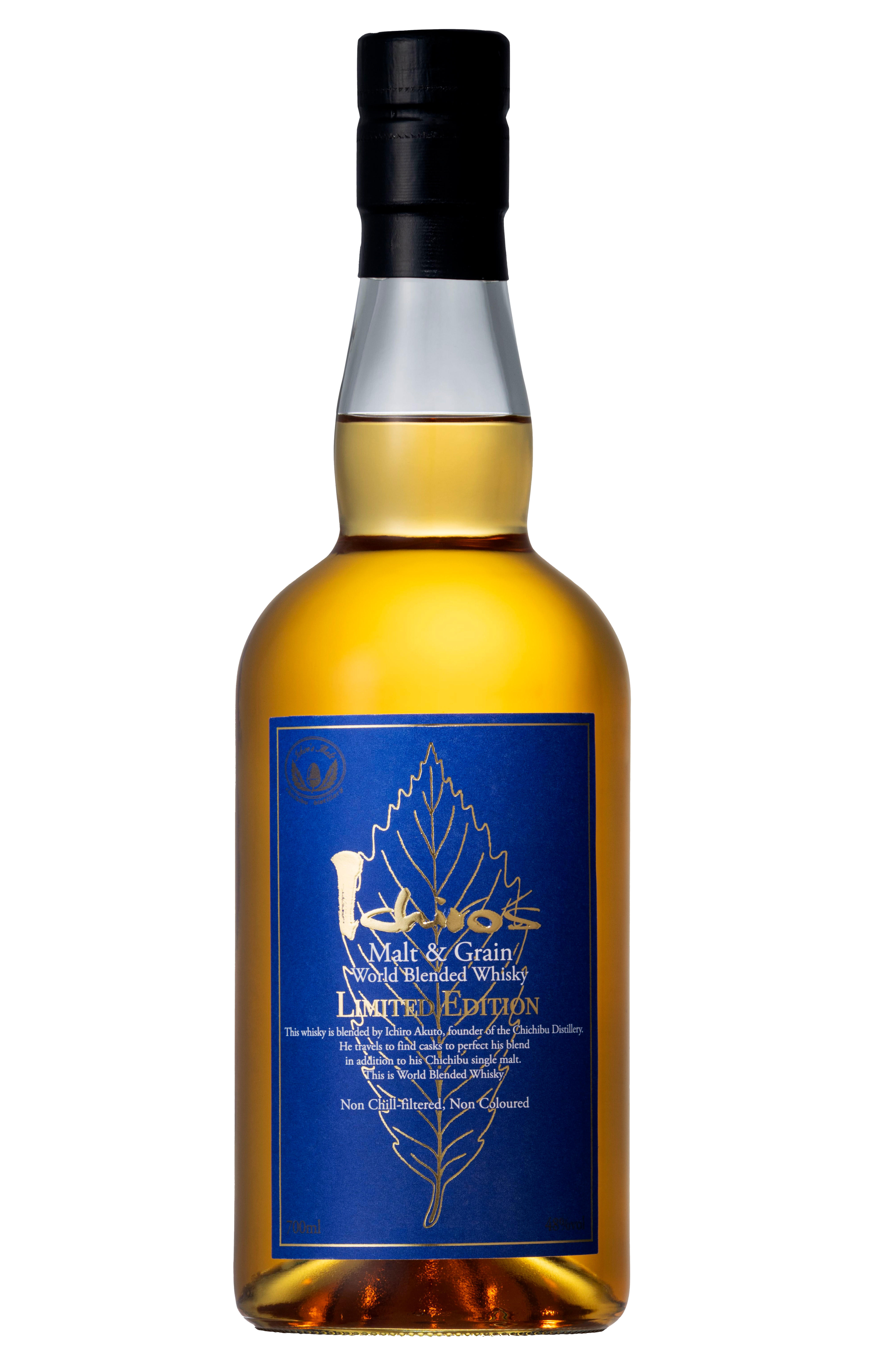 Ichiro's, Malt & Grain, World Blended Whisky (46.5%) bottle