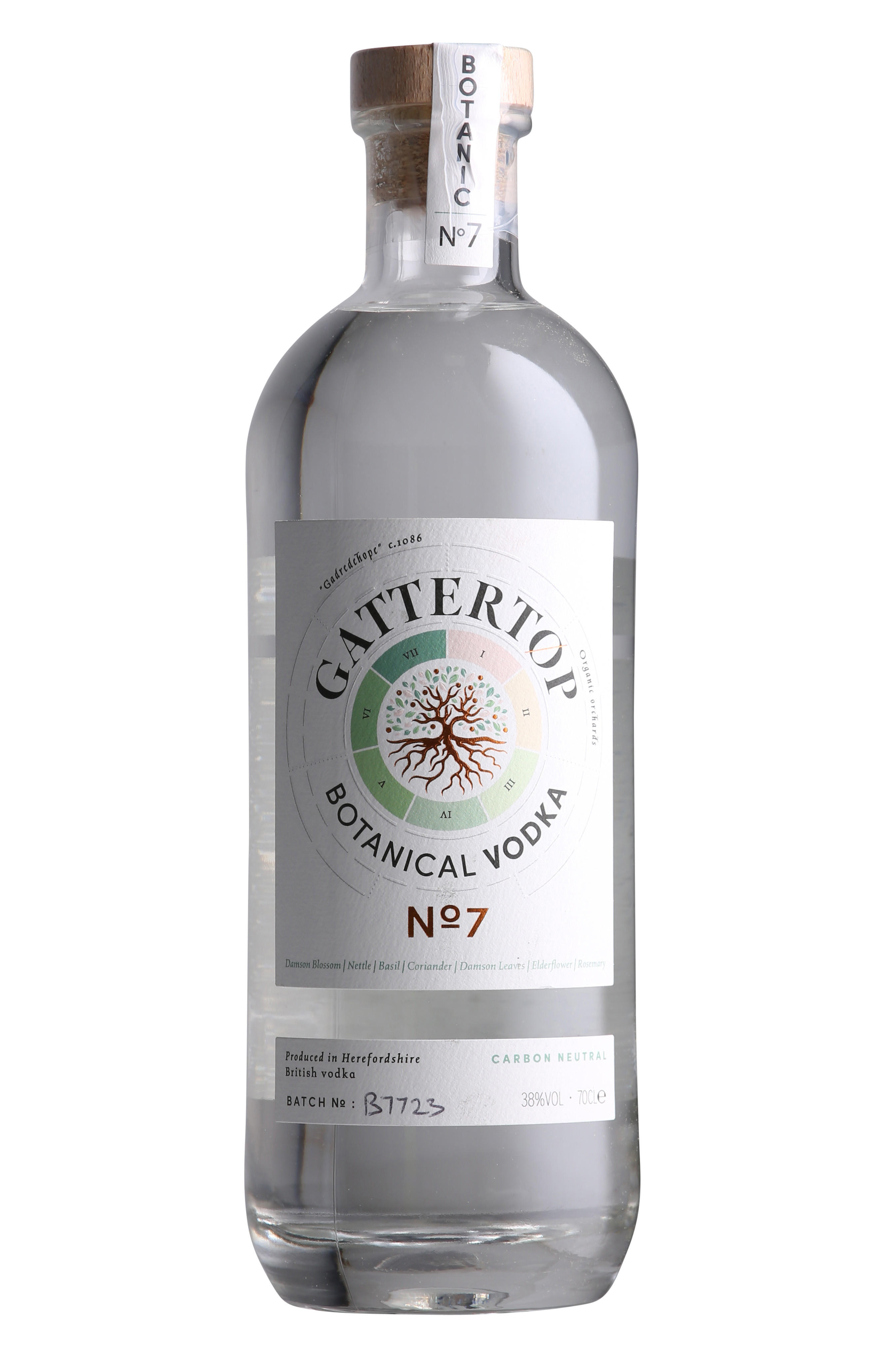 Gattertop, No.7, Botanical Vodka, England (38%)