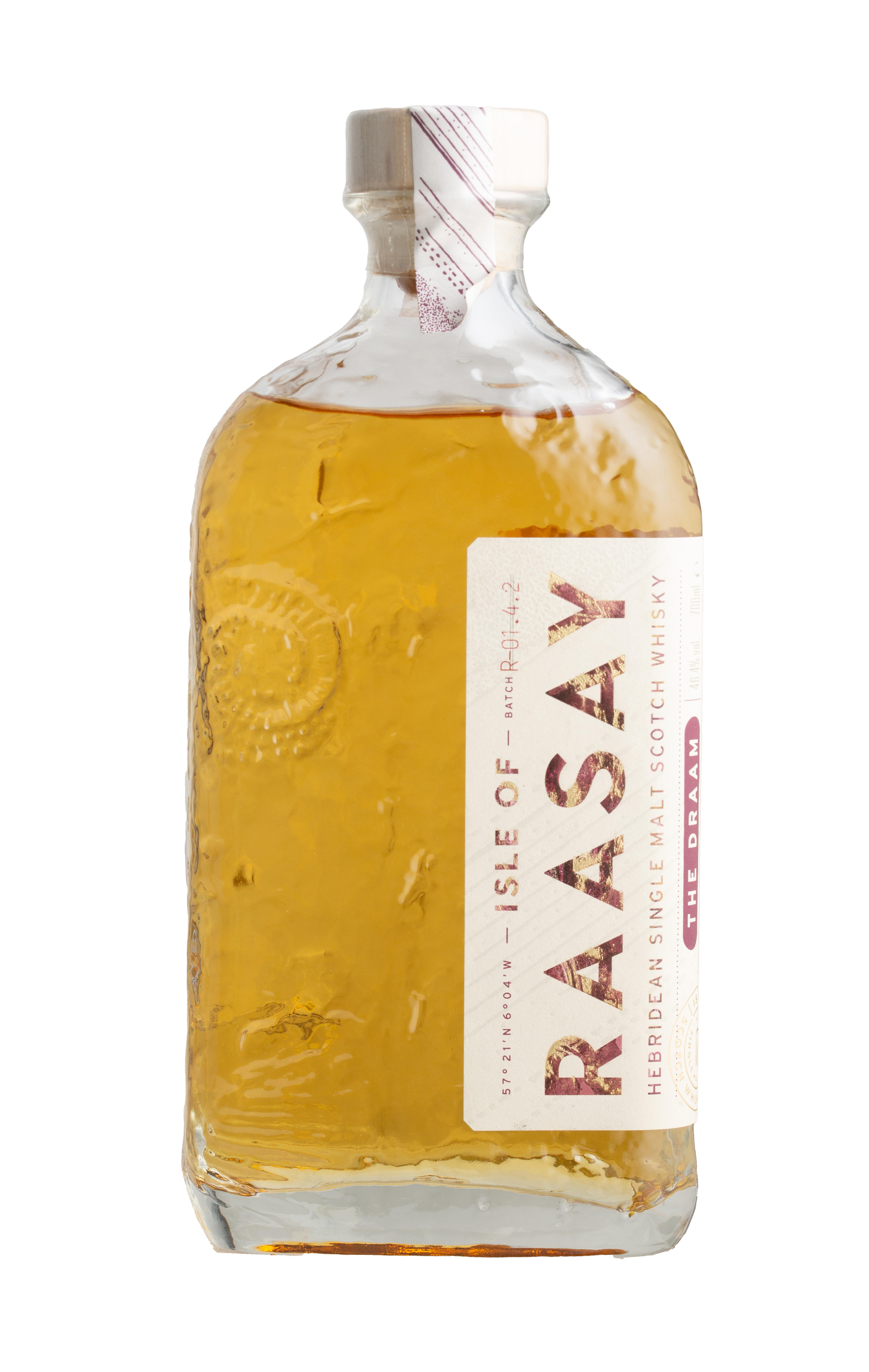 Isle of Raasay, Made with Arbikie Barley, Highland Single Malt Scotch Whisky (50.2%) bottle