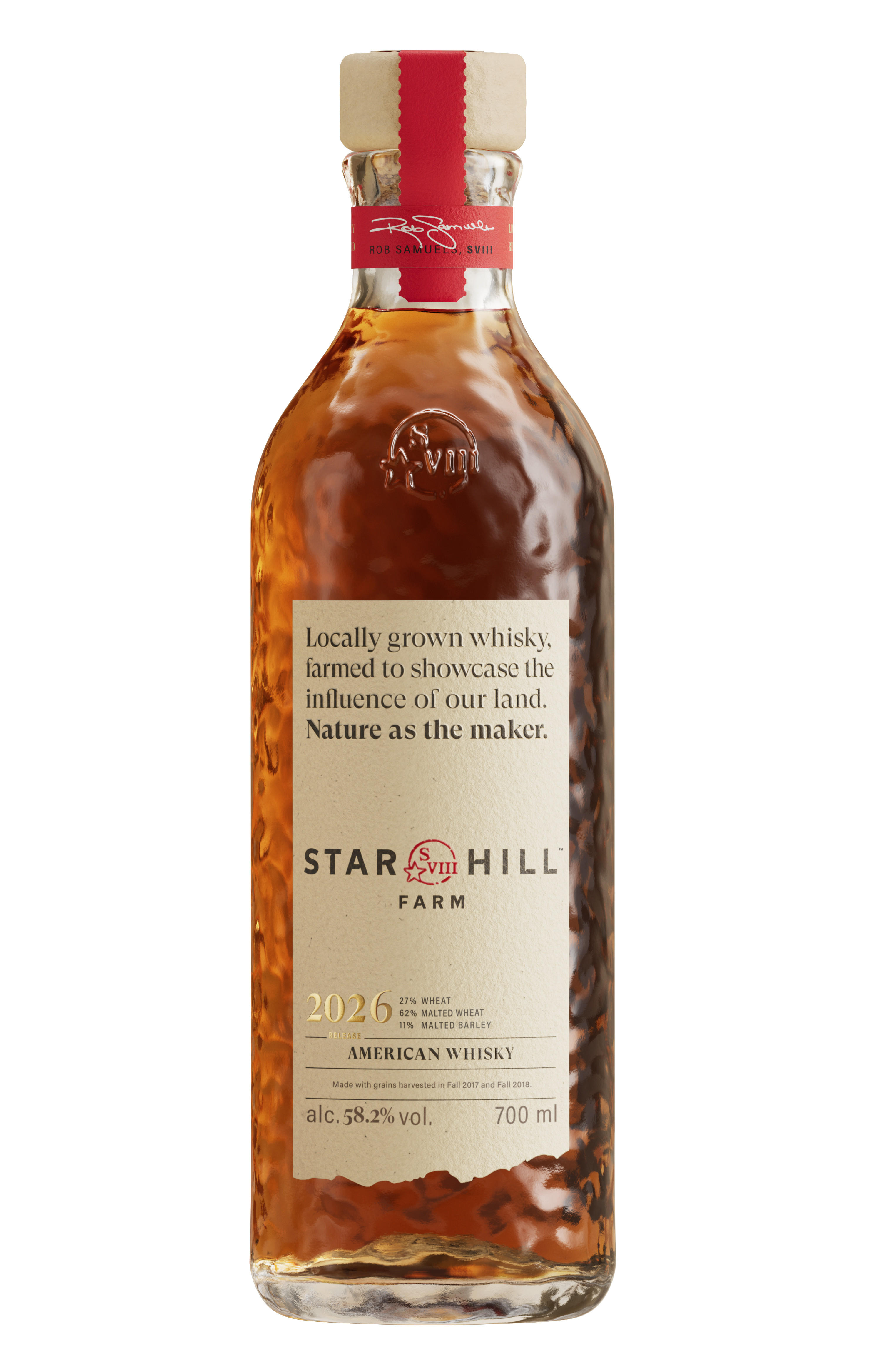 Star Hill Farm, 2026 Release, Wheat Whisky, USA (58.2%) bottle