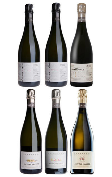 Champagne Selosse, Lieux-dits Collection 2016 (1xBdC, 1xSlM, 1xLCF, 1xLC, 1xLCA, 1xCdC), Six-Bottle Assortment Case