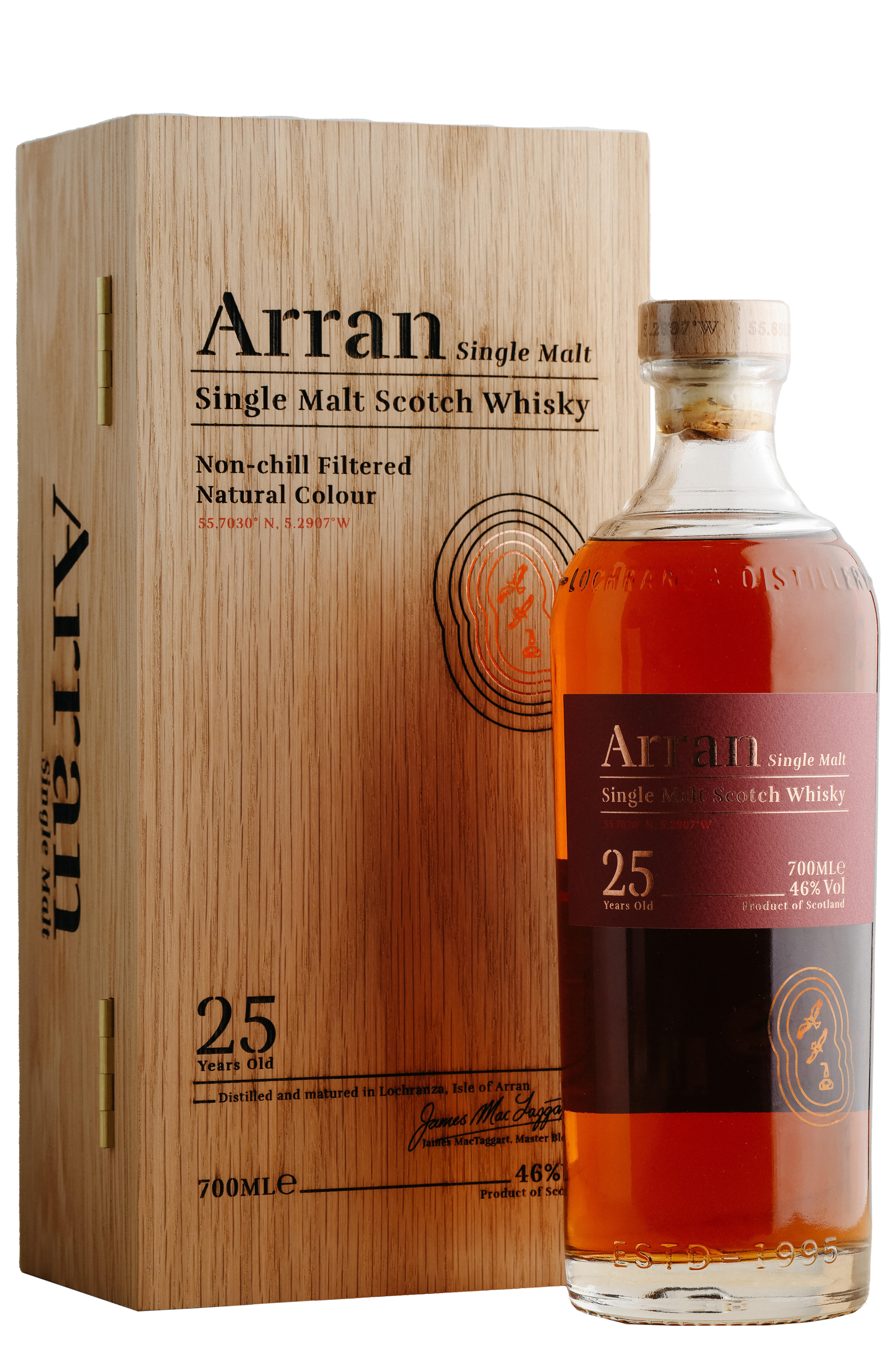 Arran, 25-Year-Old, Island, Single Malt Scotch Whisky (46%) bottle
