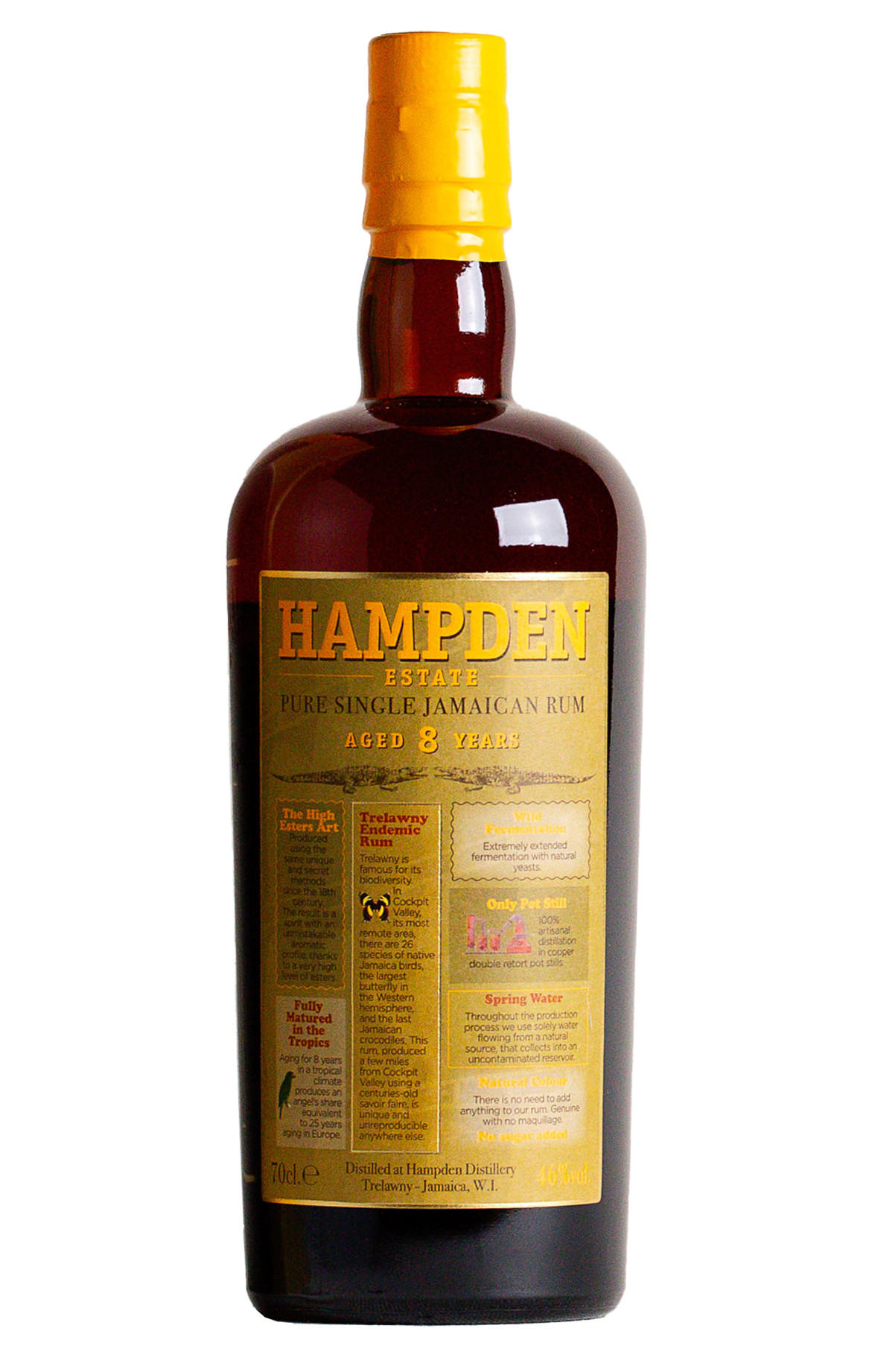 Hampden Estate, 8-Year-Old, Rum, Jamaica (46%) bottle