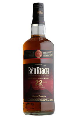 BenRiach, Albariza, Peated, PX Sherry Casks, 22-Year-Old, Speyside, Single Malt Scotch Whisky (46%)