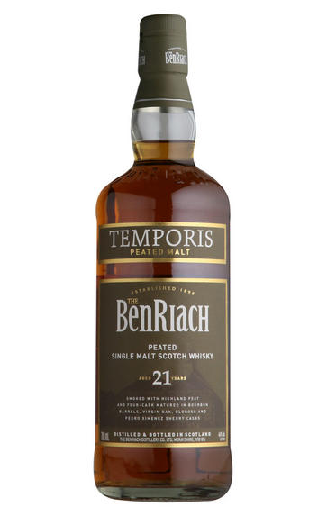 BenRiach, Temporis, Peated, 21-Year-Old, Speyside, Single Malt Scotch Whisky (46%)