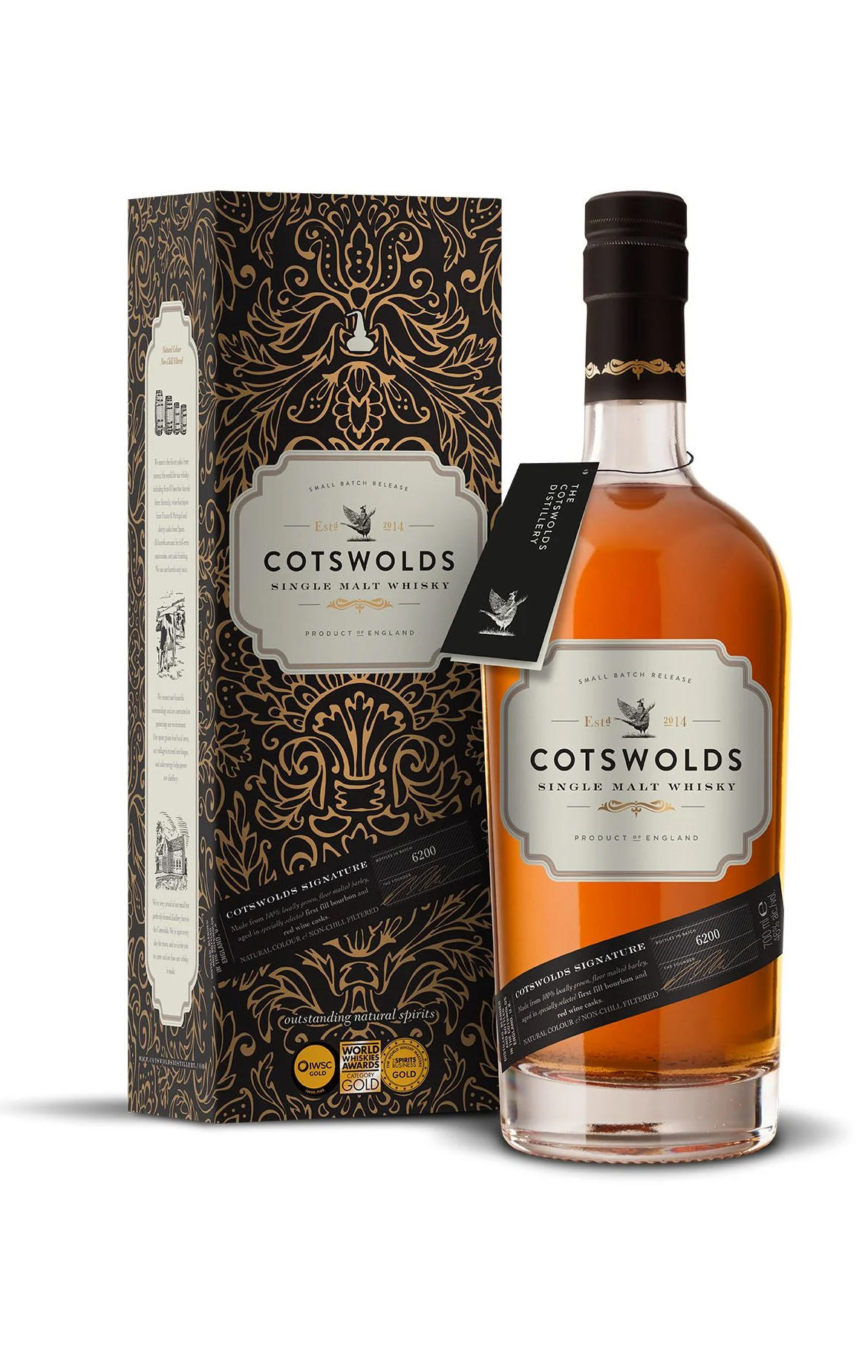 The Cotswolds Distillery, Single Malt Whisky, England (46%) bottle