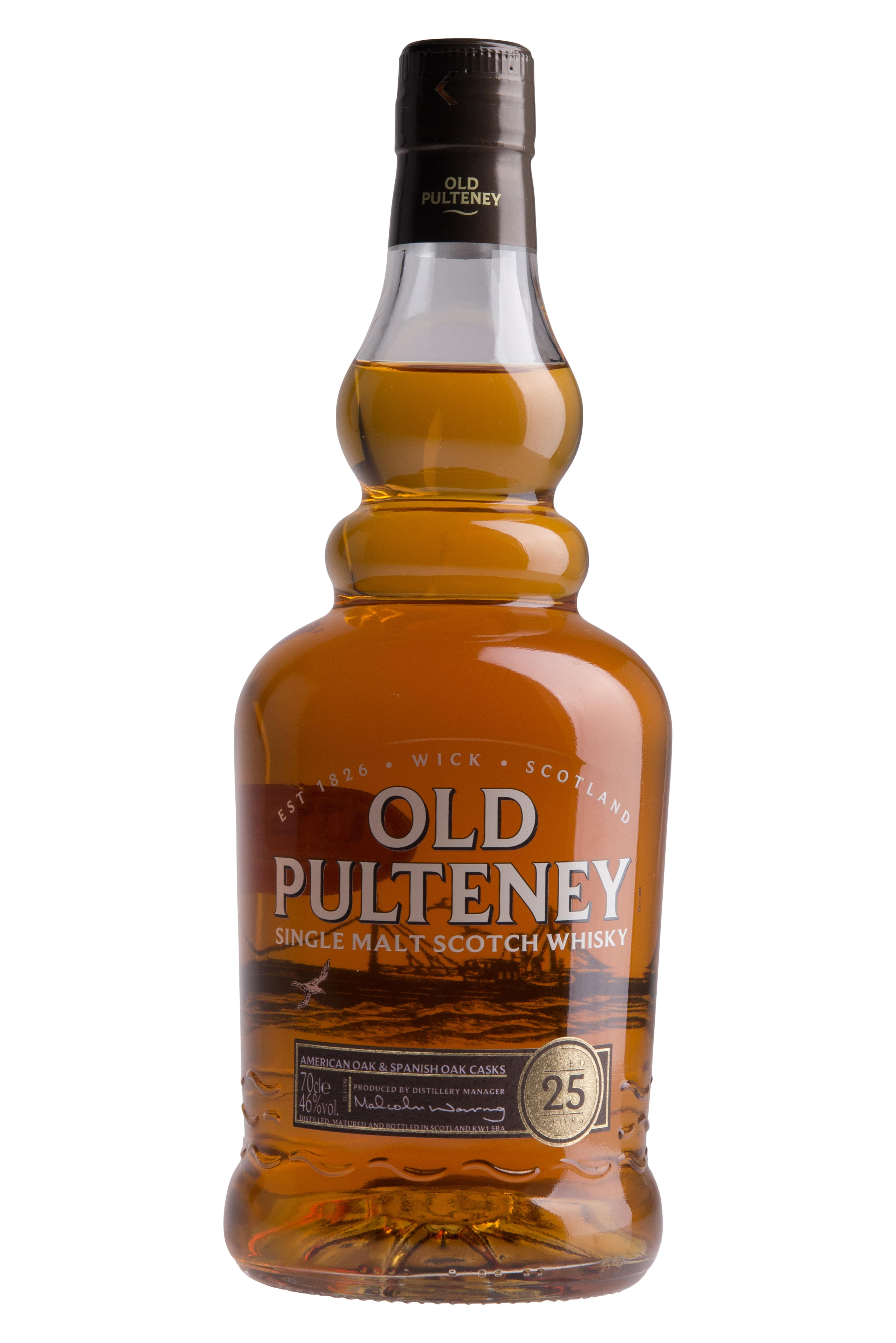 Old Pulteney, 25-Year-Old, Highland, Single Malt Scotch Whisky (46%)