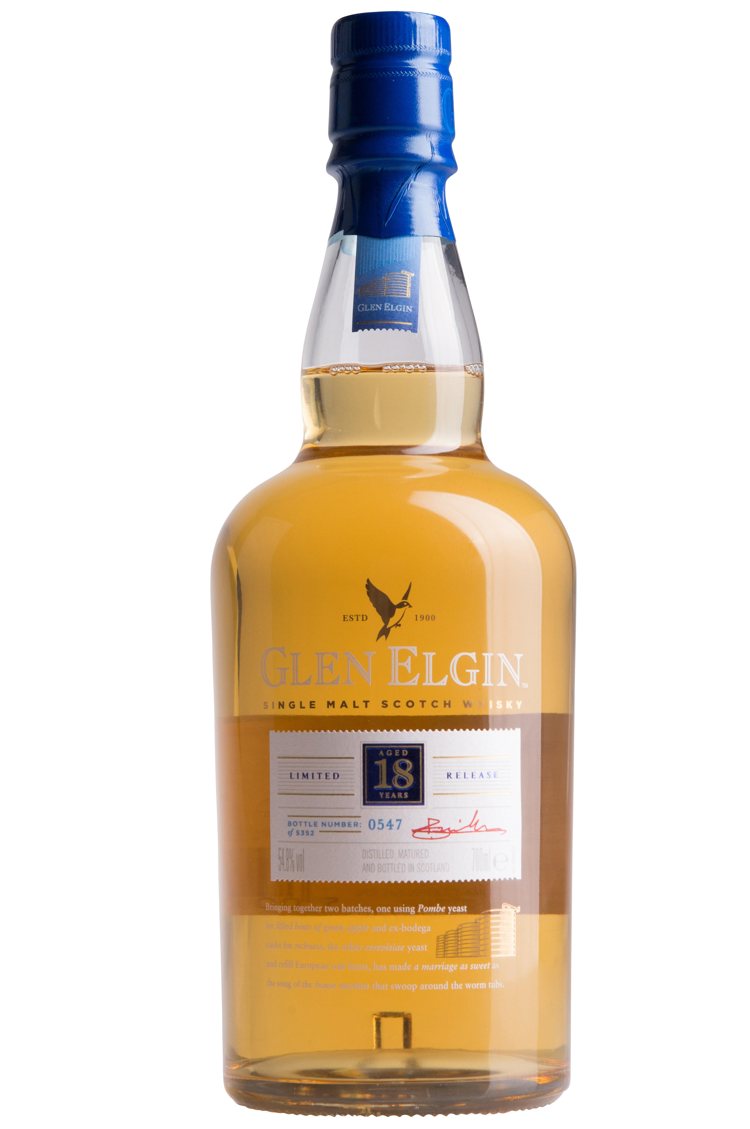Glen Elgin, 18-Year-Old, Bottled 2017, Single Malt Scotch Whisky (54.8%) bottle
