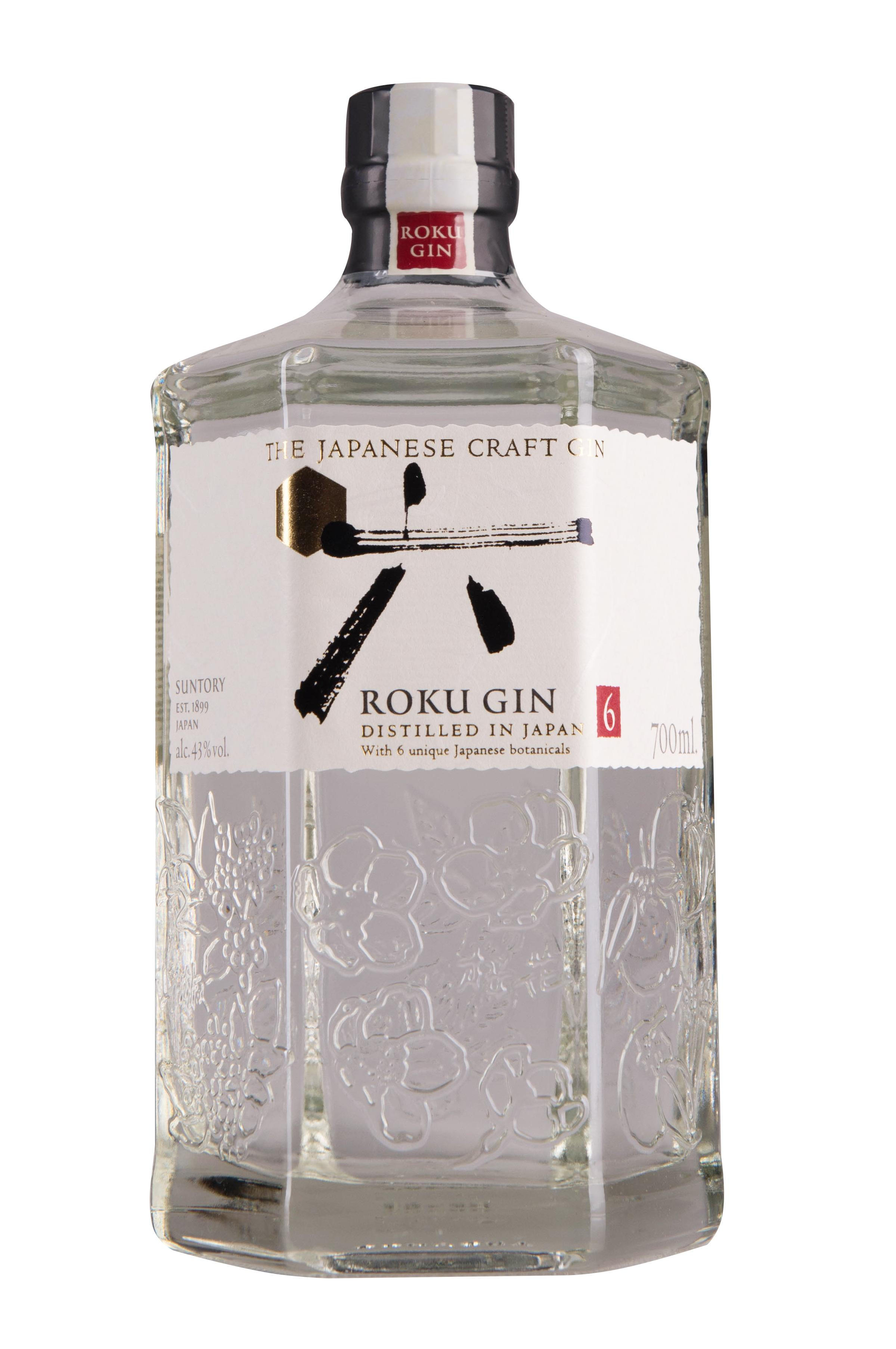 Suntory Roku Japanese Craft Gin (43%) bottle