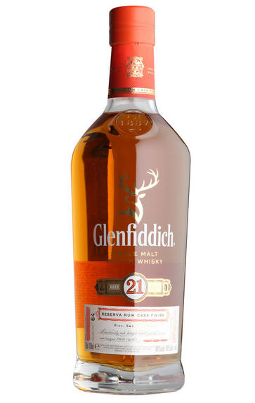 Glenfiddich Gran Reserva, Caribbean Rum Cask, 21-year-old (40%)