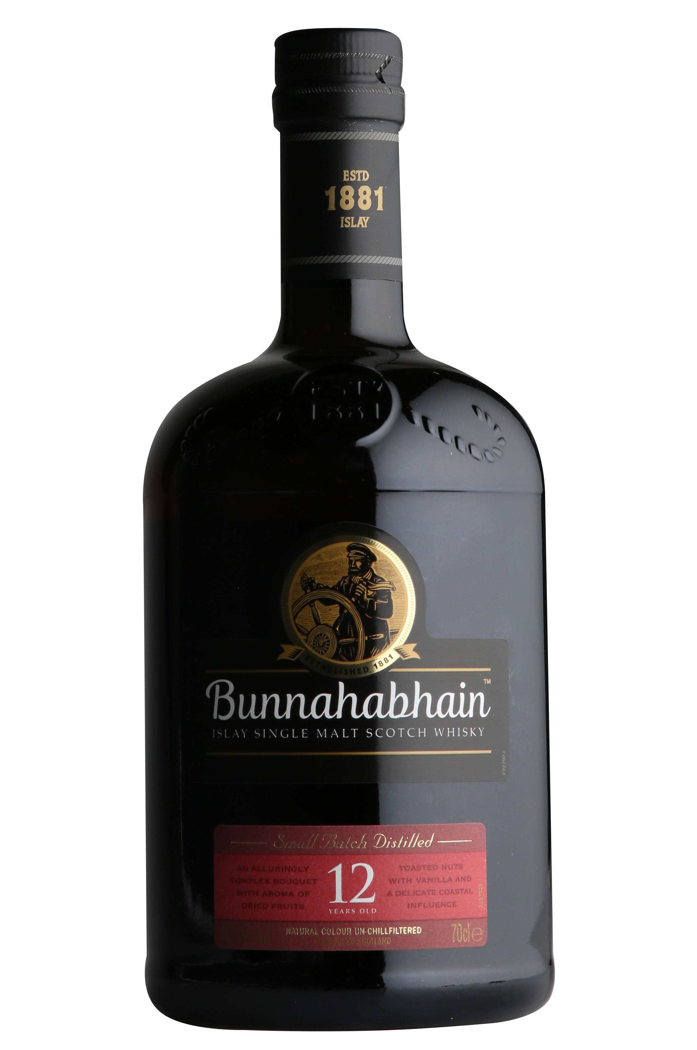 Bunnahabhain, 12-Year-Old, Islay, Single Malt Whisky (46.3%) bottle