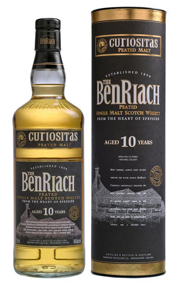 BenRiach, Curiositas, Peated, 10-Year-Old, Speyside, Single Malt Scotch Whisky (40%)