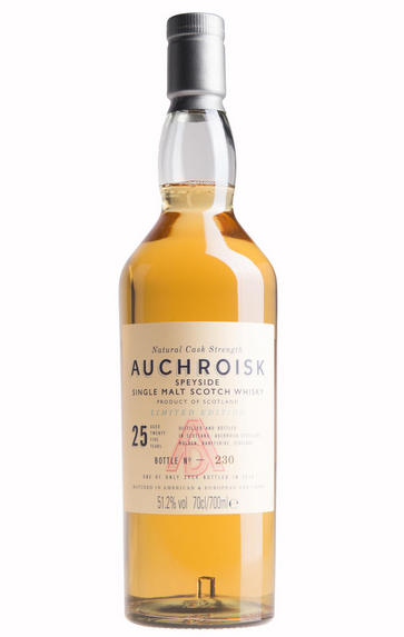 Auchroisk, Natural Cask Strength, Limited Edition, 25-Year-Old, Bottled 2016, Speyside, Single Malt Scotch Whisky (51.2%)