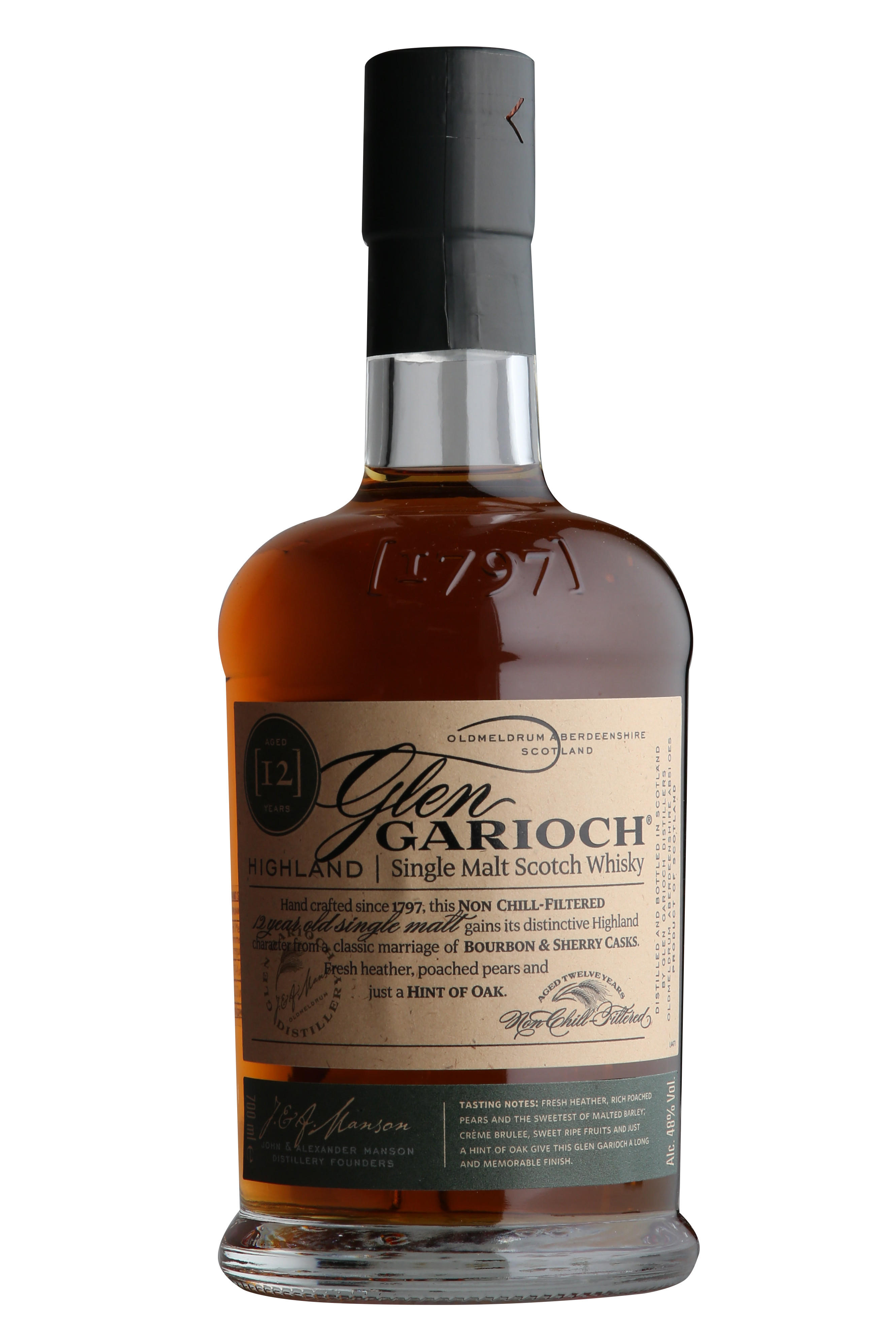 Glen Garioch 12-Year-Old, Highlands Single Malt Scotch Whisky (48%) bottle