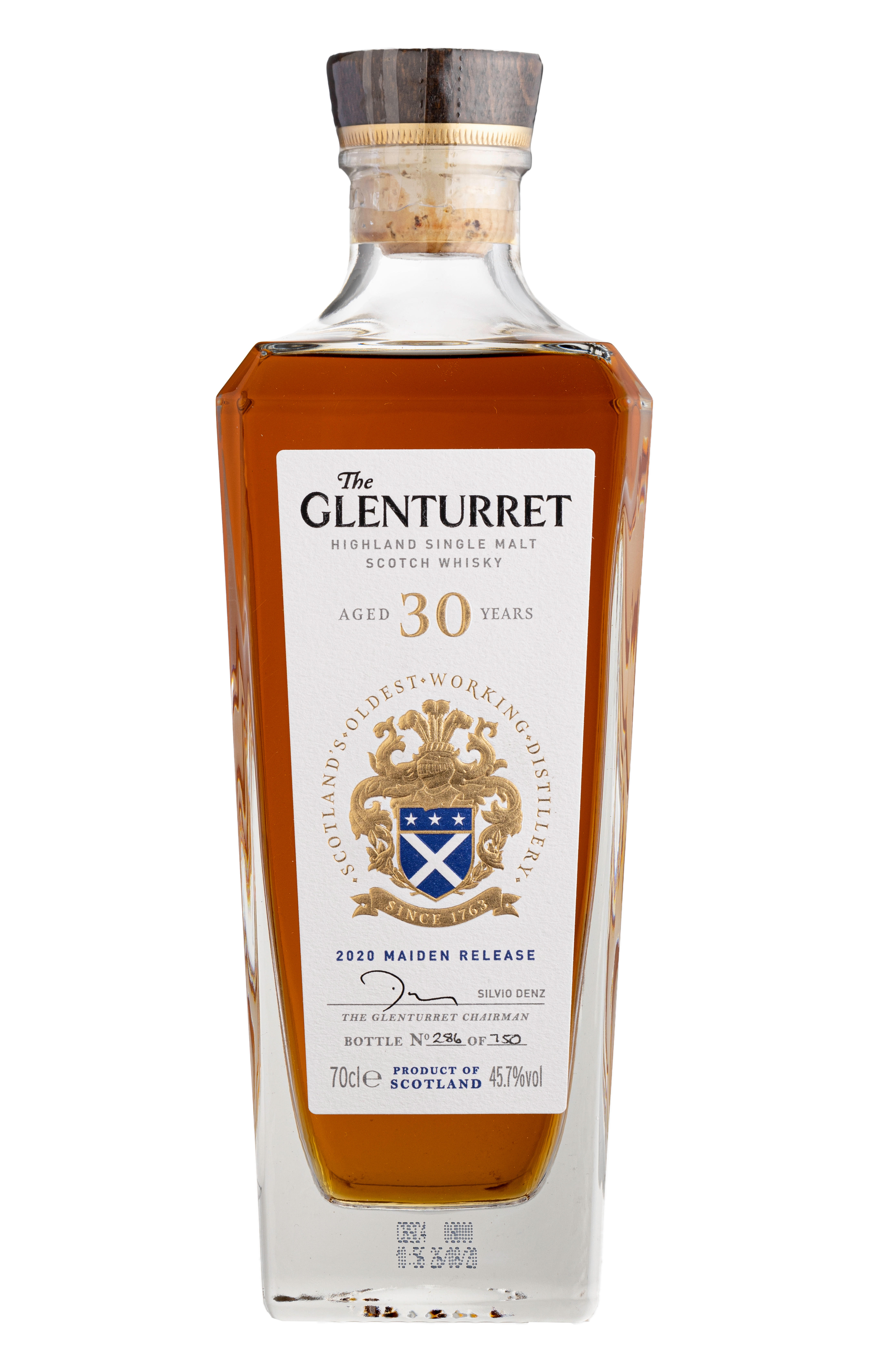The Glenturret, 30-Year-Old, 2020 Maiden Release, Highland, Single Malt Scotch Whisky (45.7%) bottle