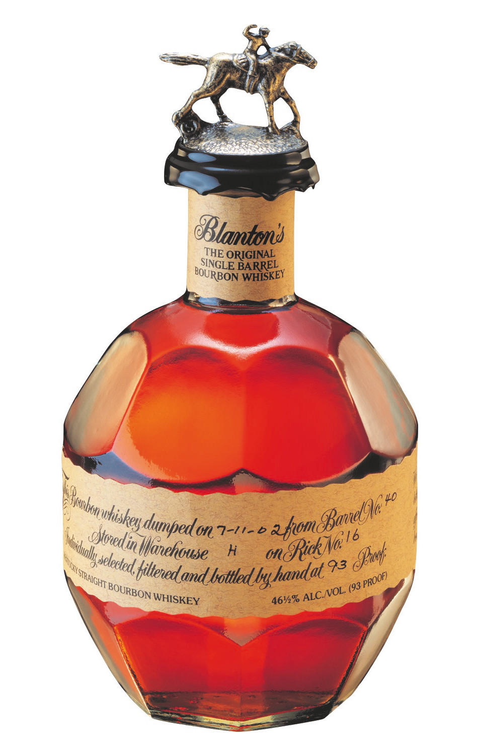 Blanton's, Single Barrel, Kentucky Straight Bourbon Whiskey, USA (46.5%) bottle