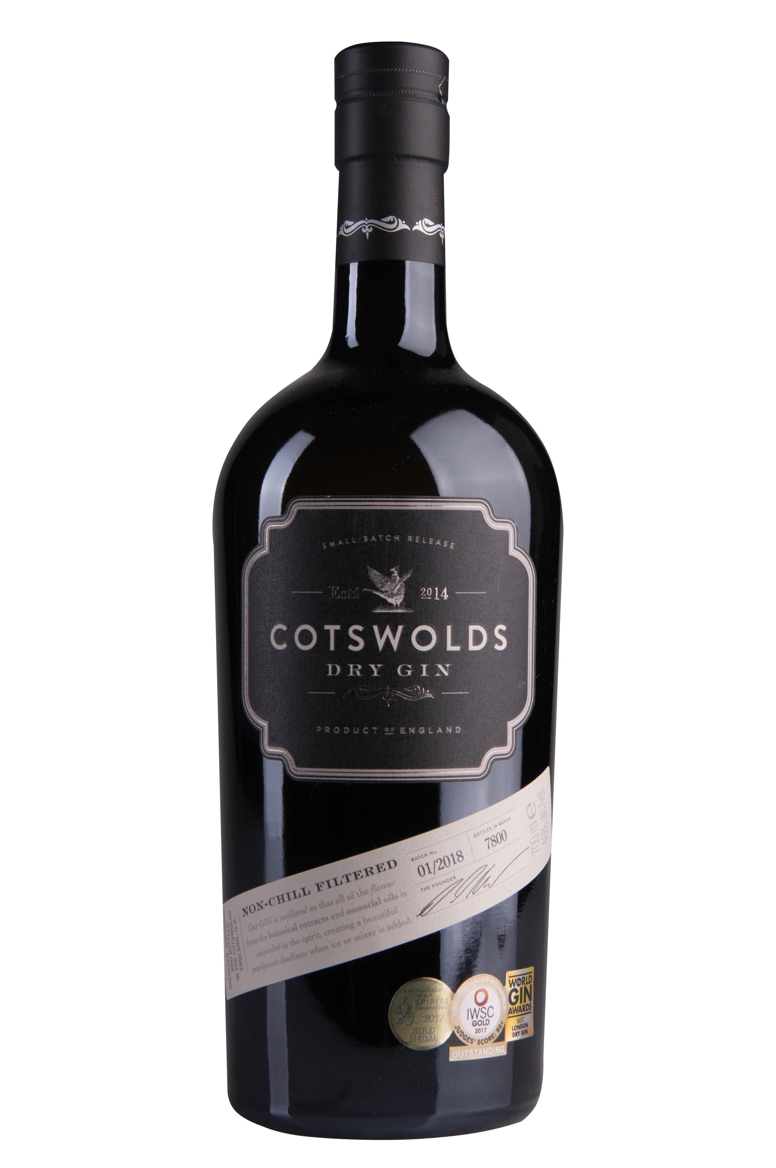 The Cotswolds Distillery, Dry Gin (46%) bottle