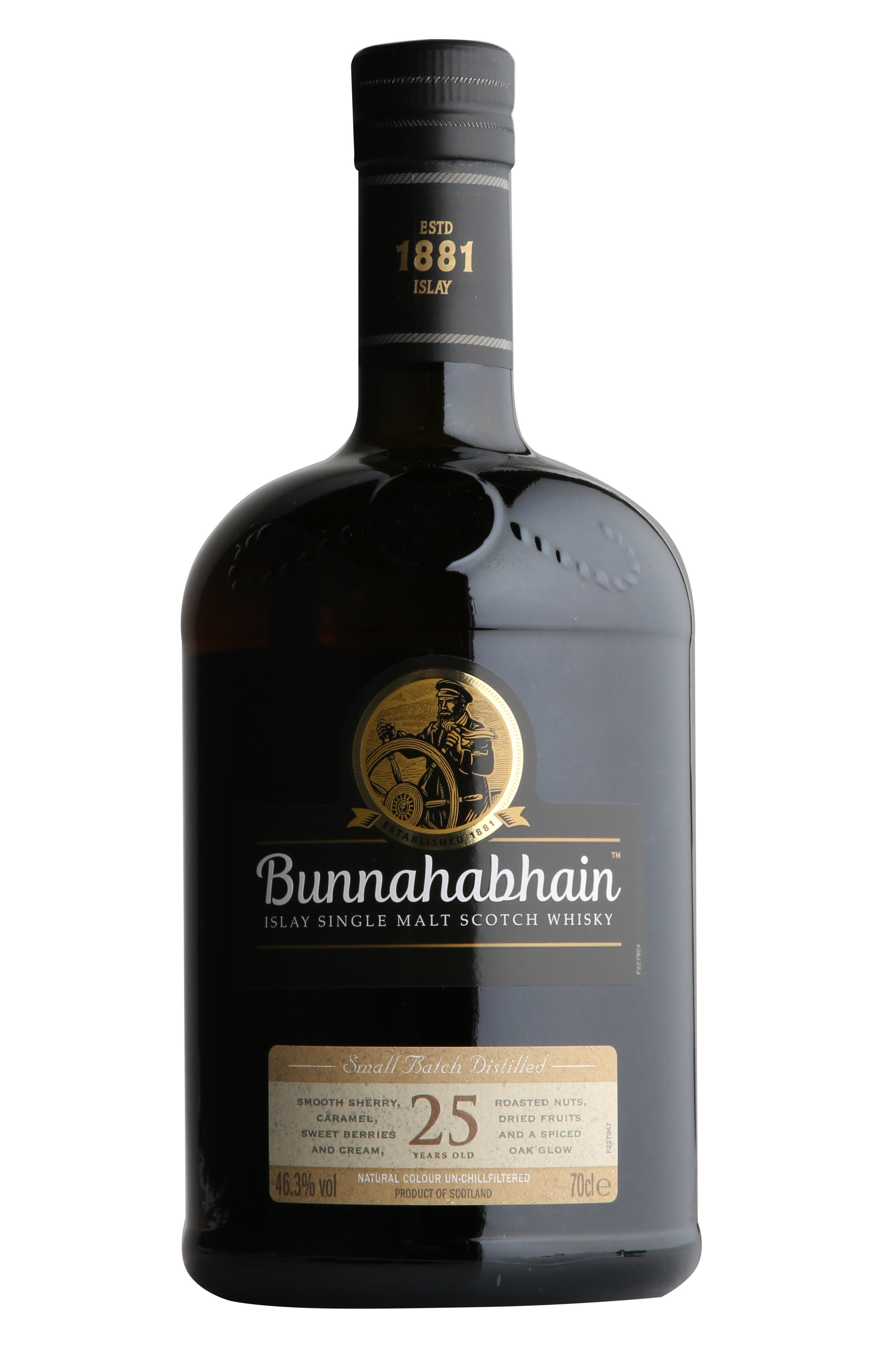 Bunnahabhain, 25-Year-Old, Islay, Single Malt Scotch Whisky (46.3%) bottle