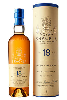 Royal Brackla, Palo Cortado Sherry Cask Finish, 18-Year-Old, Highland, Single Malt Scotch Whisky (46%)