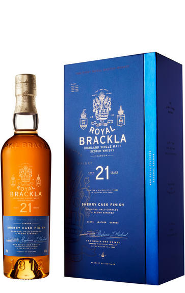 Royal Brackla, Oloroso, Palo Cortado & Pedro Ximénez Sherry Cask Finish, 21-Year-Old, Highland, Single Malt Scotch Whisky (46%)