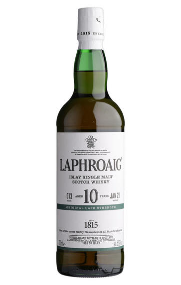 Laphroaig, Cask Strength, 10-Year-Old, Batch No. 013, Bottled 2021, Islay, Single Malt Scotch Whisky (57.9%)