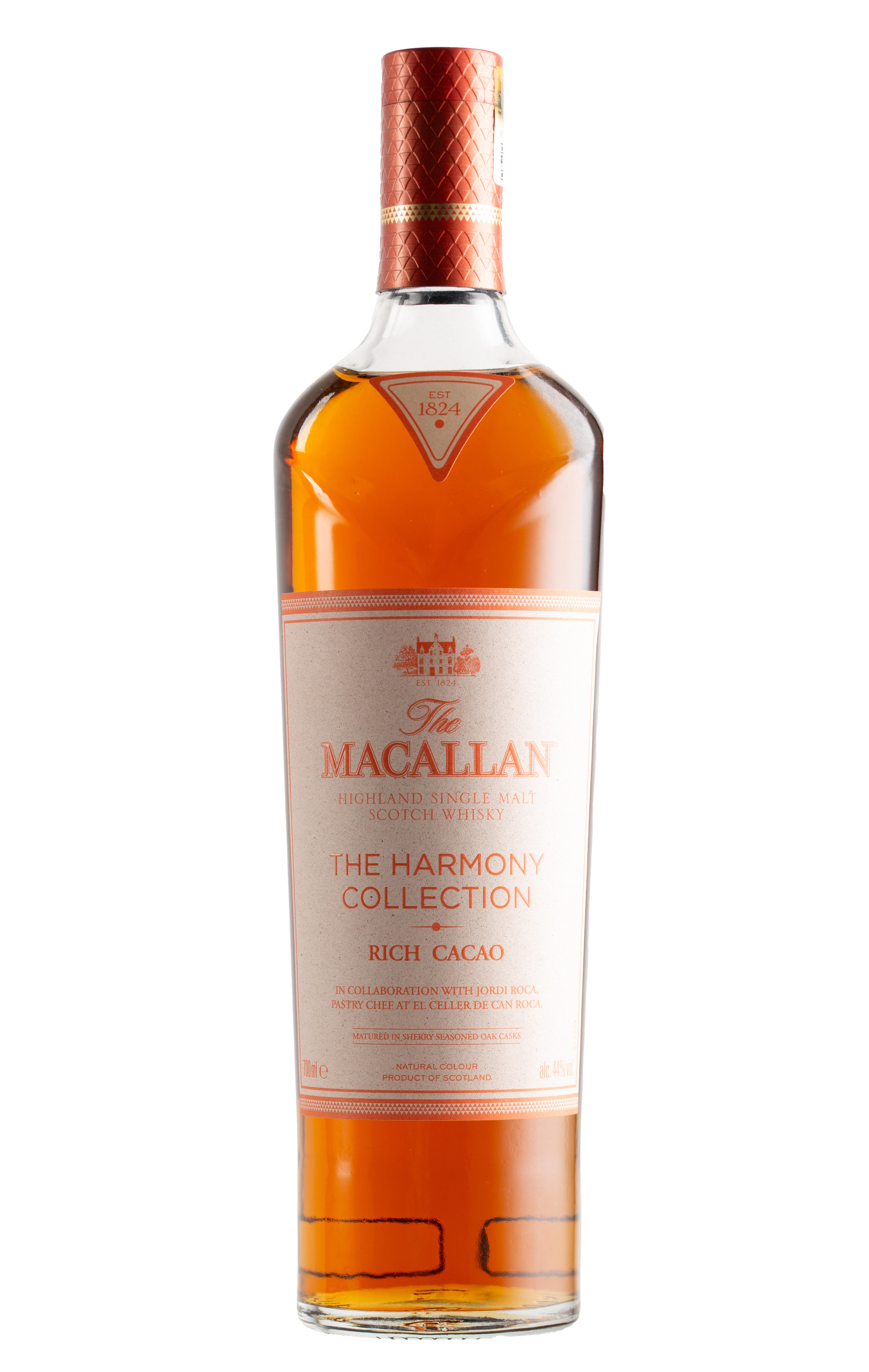 The Macallan, The Harmony Collection Rich Cacao, Sherry Oak Cask, Speyside, Single Malt Scotch Whisky (44%) bottle