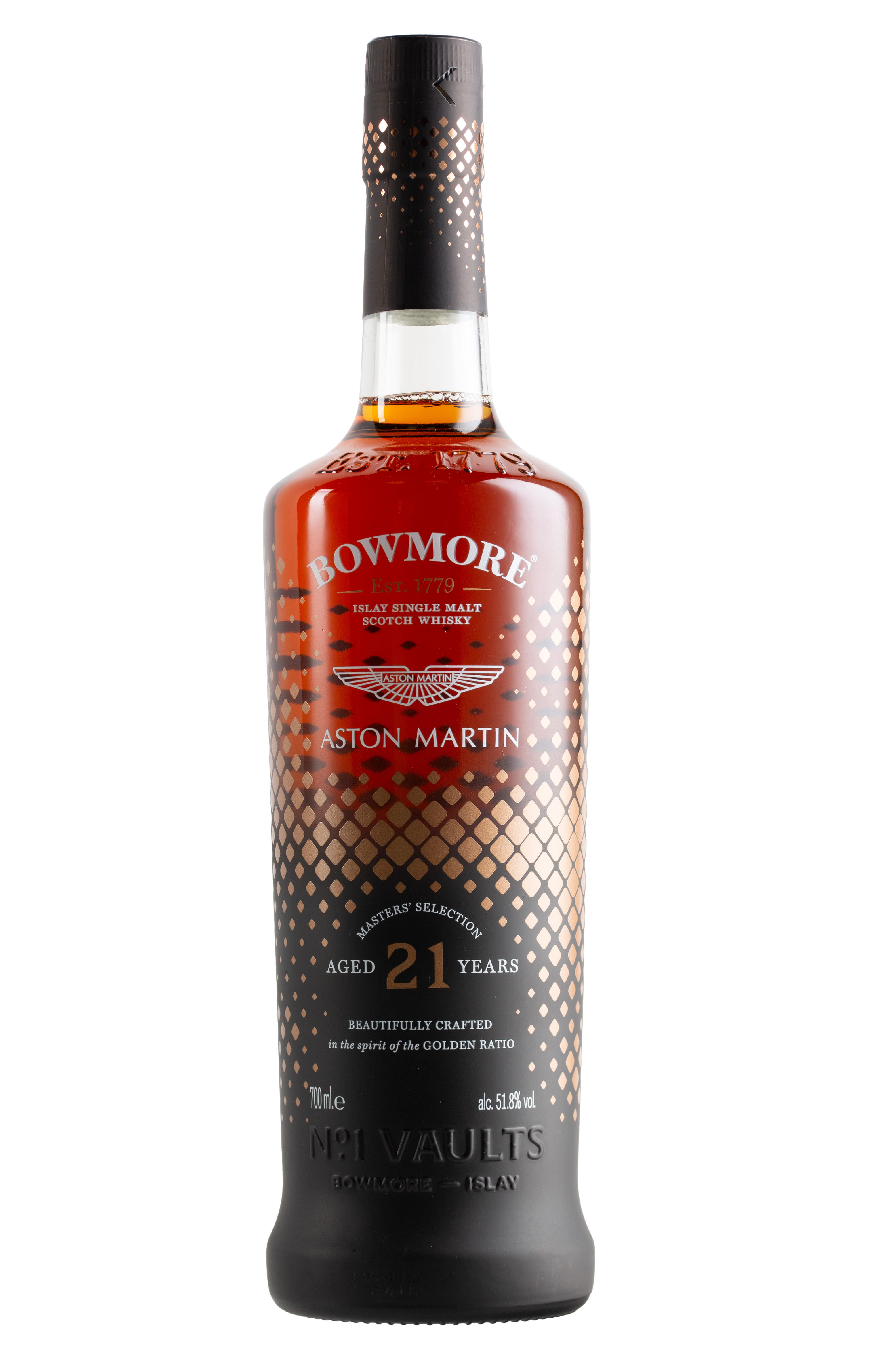 Bowmore, Aston Martin Masters' Selection, 21-Year-Old, Islay, Single Malt Scotch Whisky (51.8%) bottle