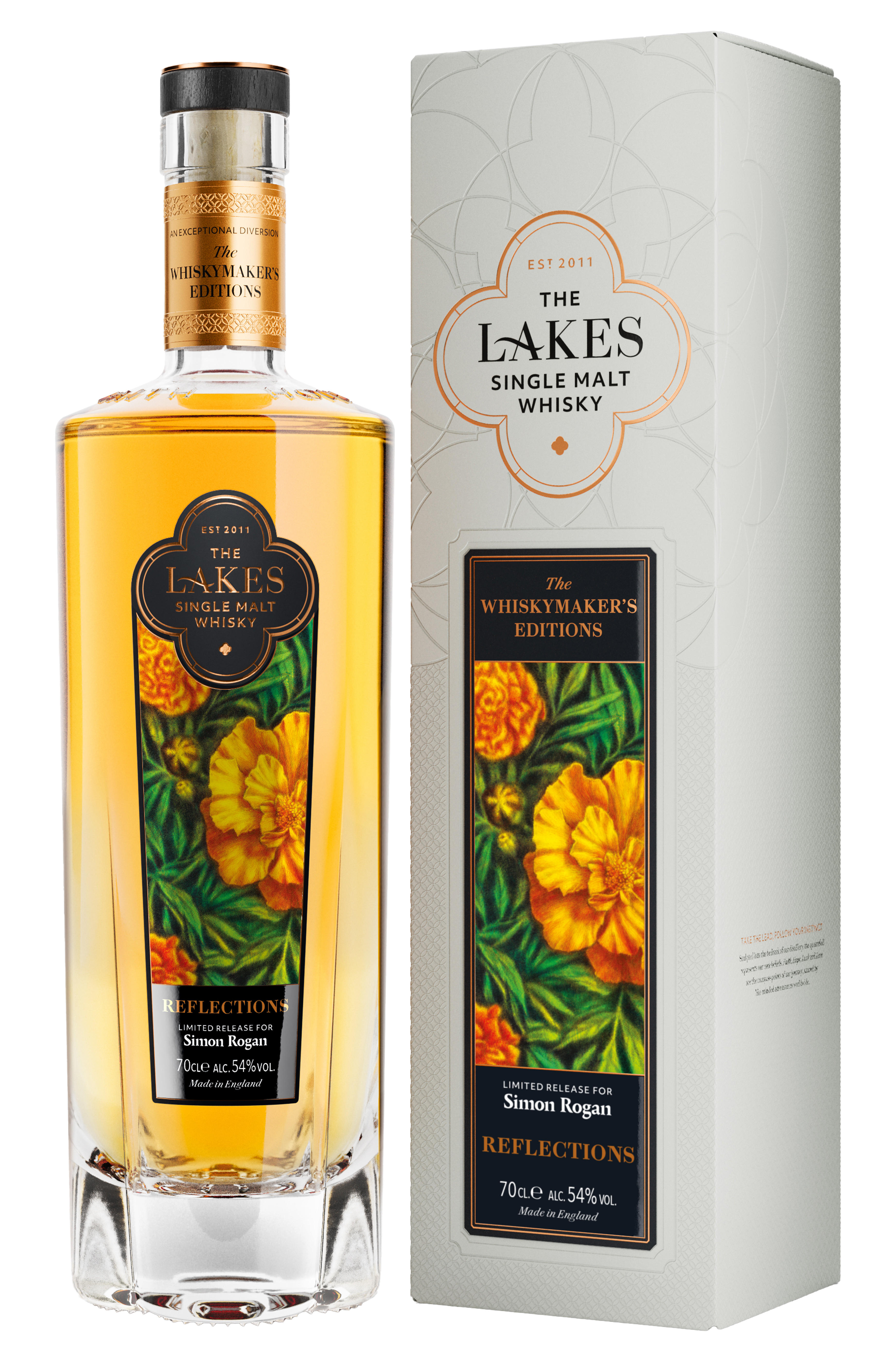 The Lakes, Whiskymaker's Edition, Reflections, Single Malt Whisky, England (54%) bottle