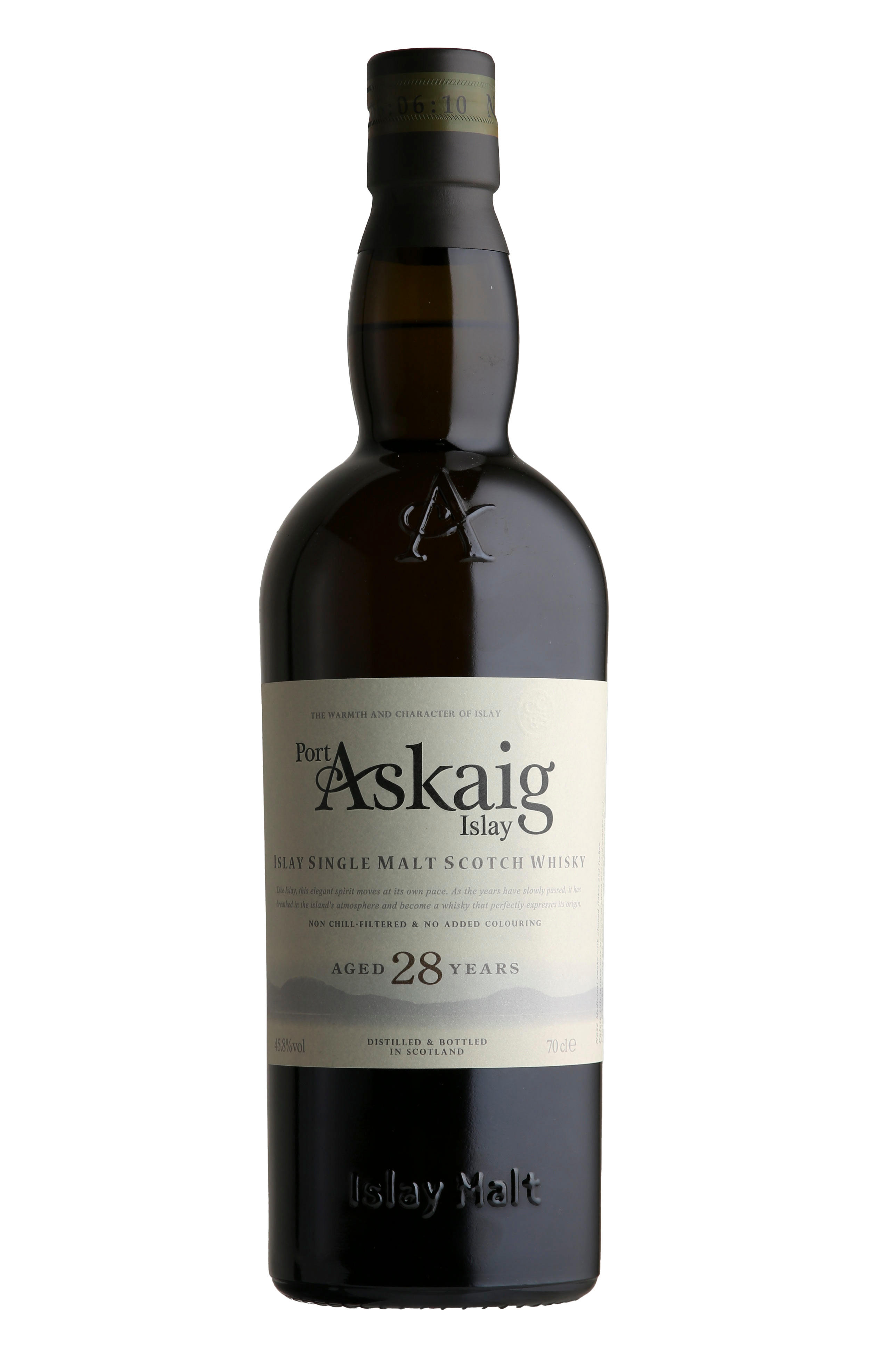 Port Askaig, 28-Year-Old, Islay, Single Malt Scotch Whisky (45.8%) bottle