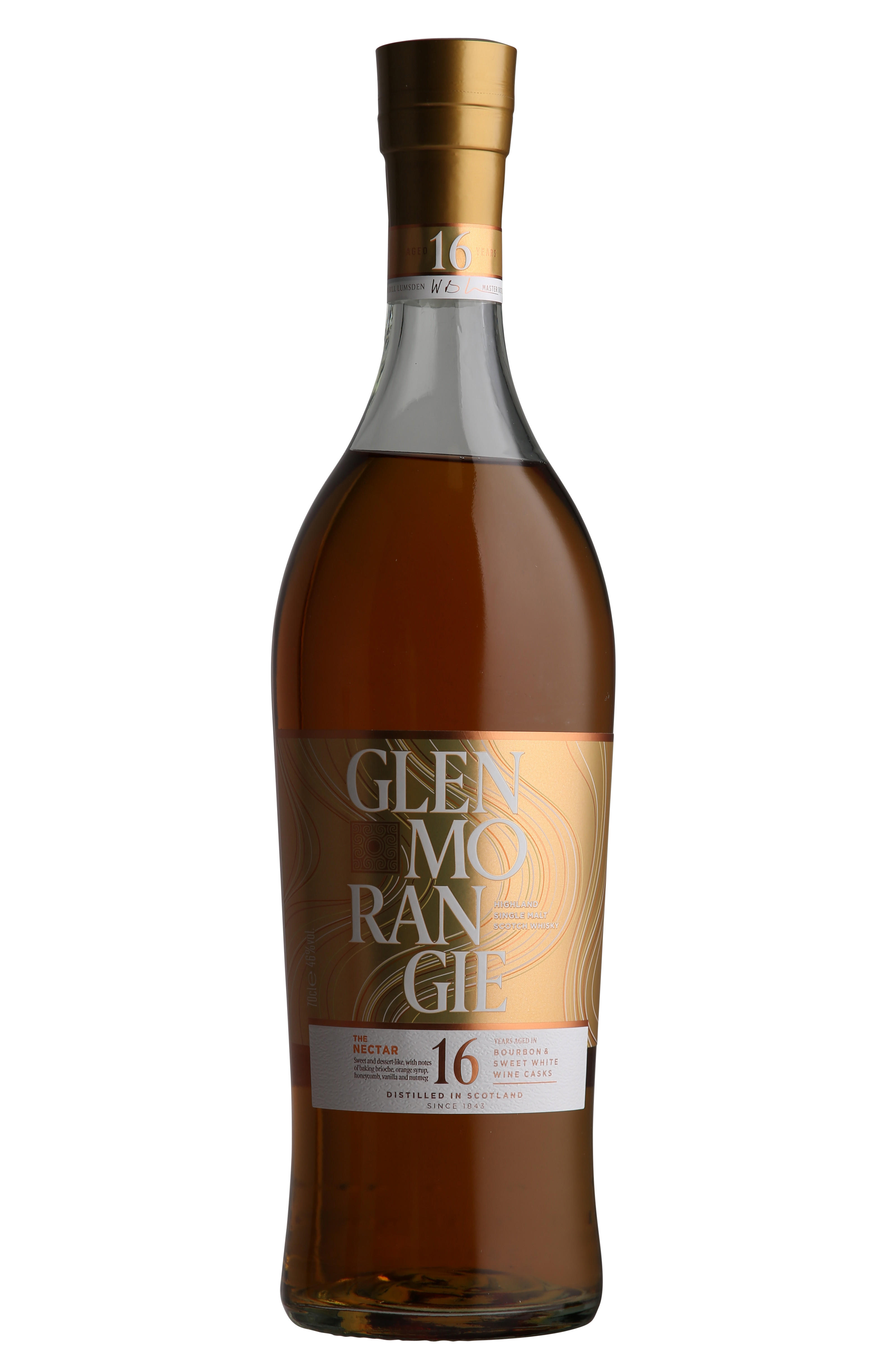Glenmorangie, The Nectar, 16-Year-Old, Highland, Single Malt Scotch Whisky (46%) bottle