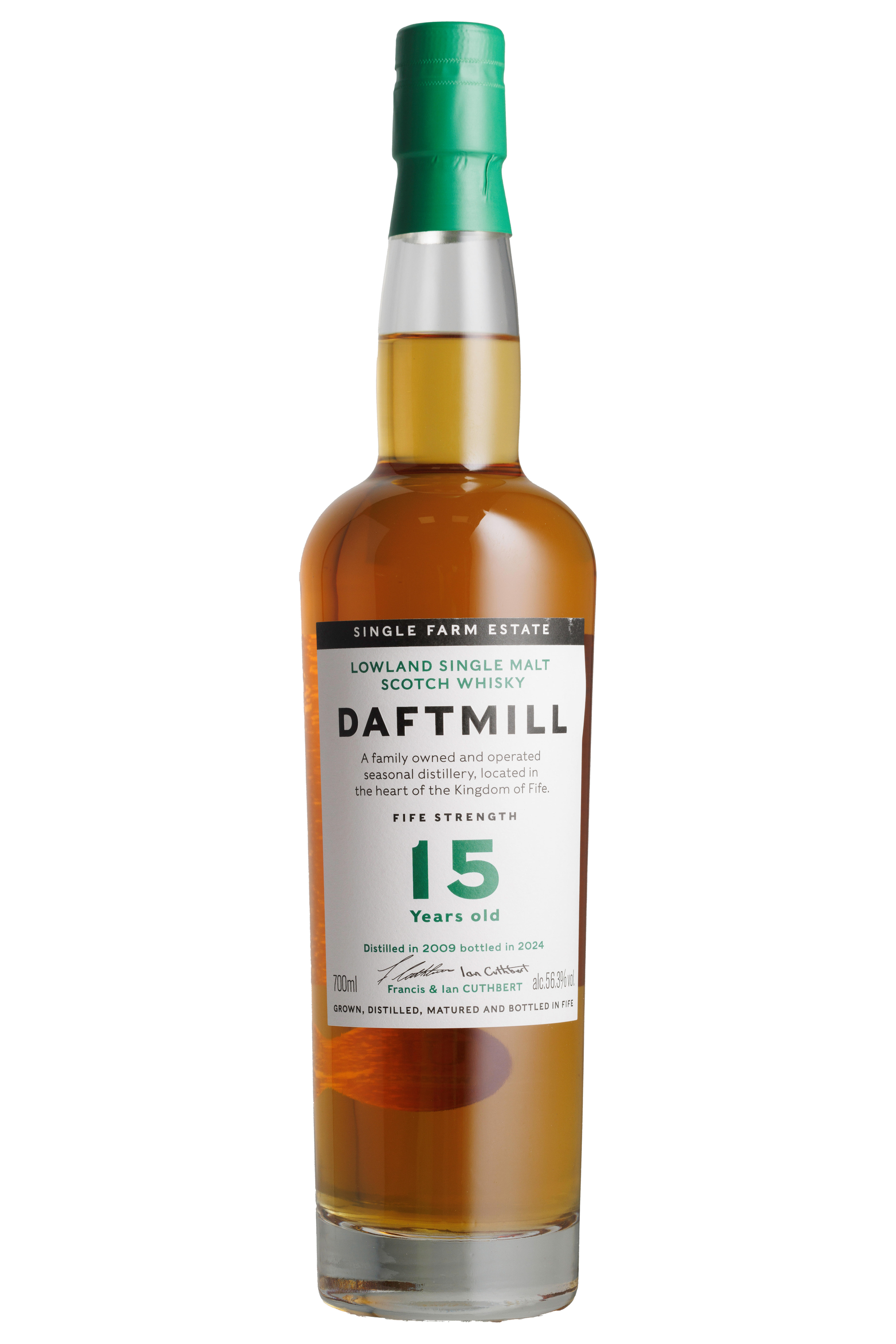 Daftmill, 15-Year-Old, Fife Strength, Bottled 2024, Lowland, Single Malt Scotch Whisky (56.3%)