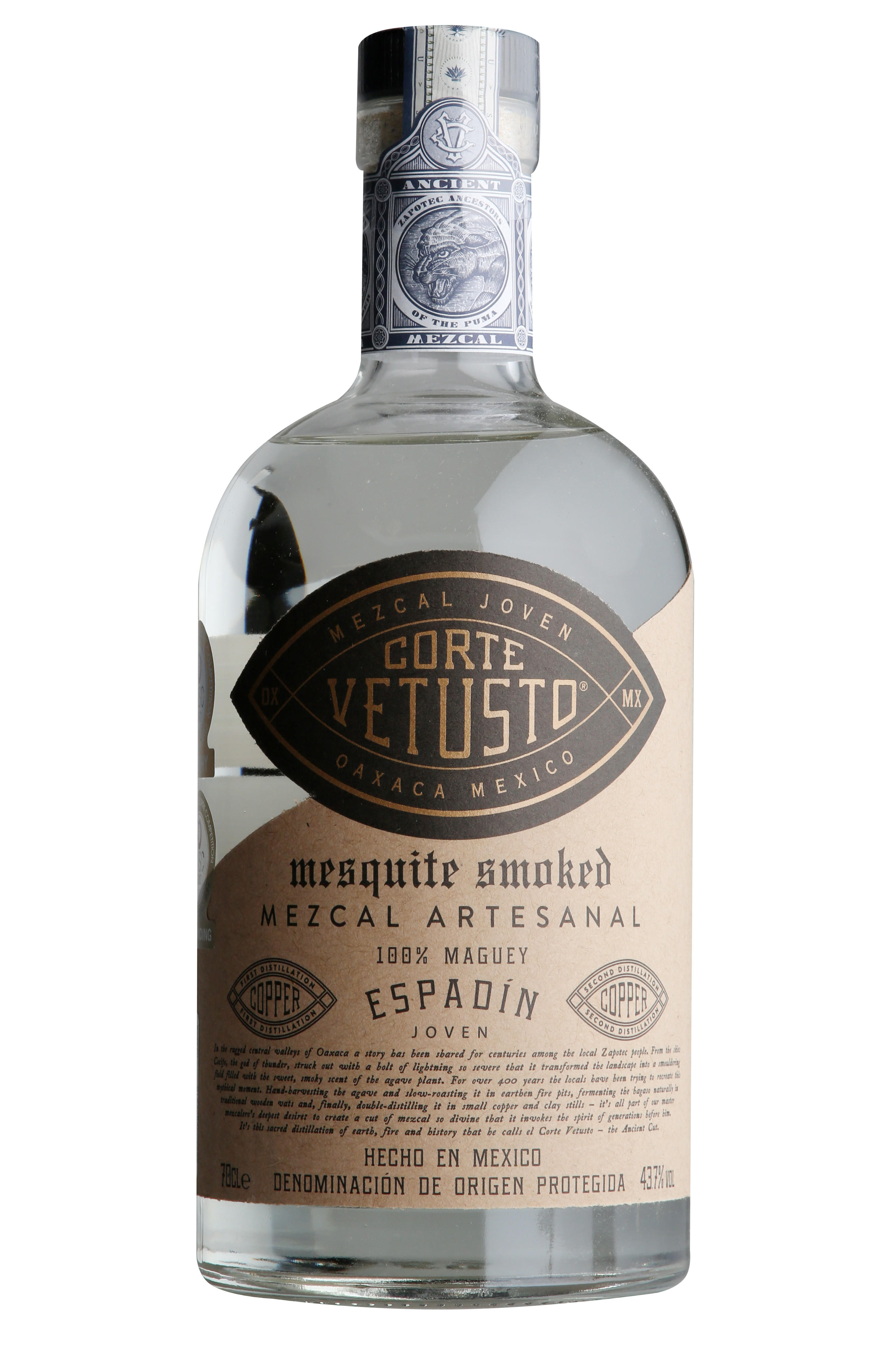 Corte Vetusto Espadín, Joven Mezcal, Mexico (45%)