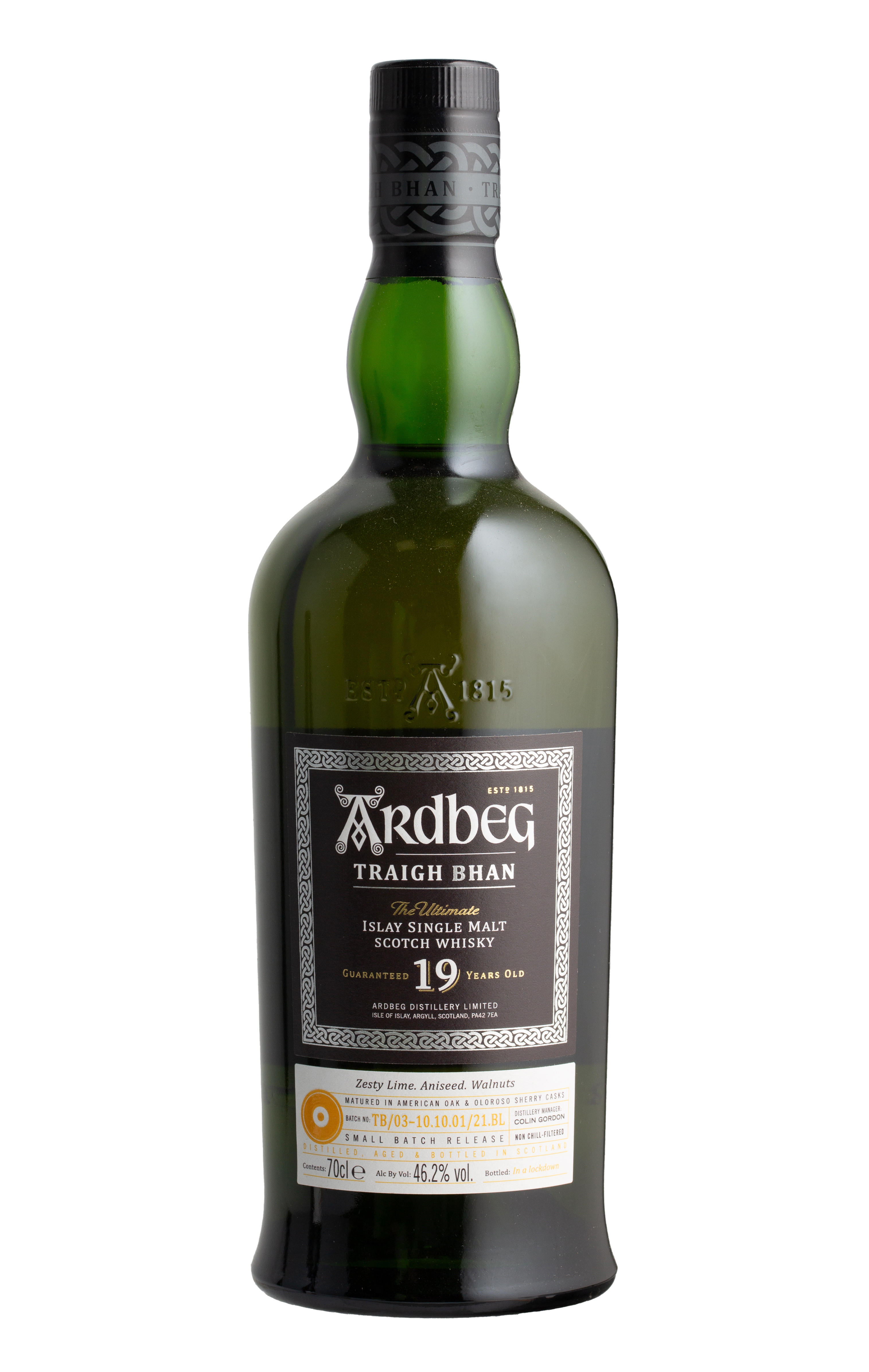 Ardbeg, Traigh Bhan, Batch 3, 19-Year-Old, Islay, Single Malt Scotch Whisky (46.2%) bottle