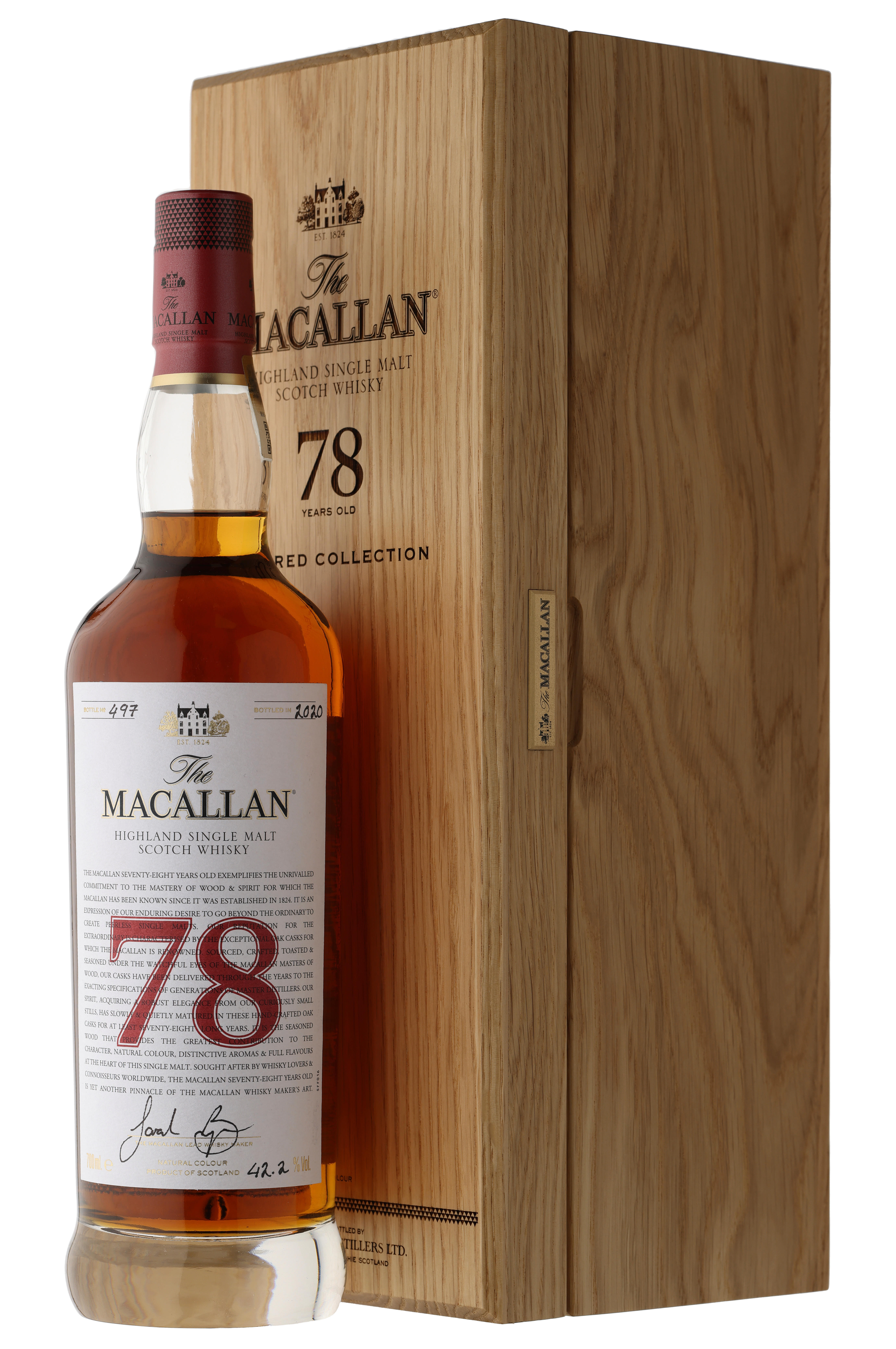 The Macallan, The Red Collection, 78-Year-Old, Speyside, Single Malt Scotch Whisky (42.2%) bottle