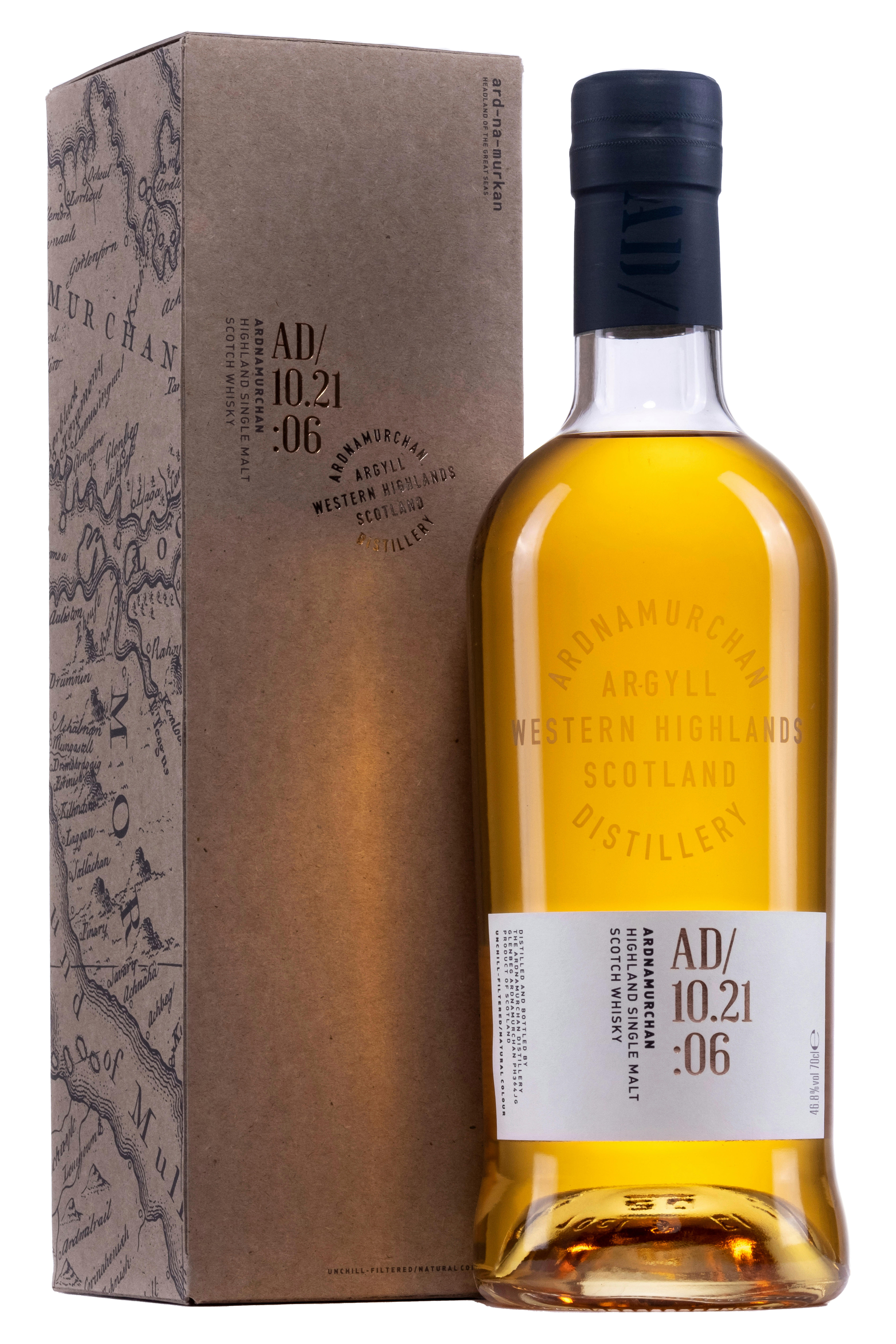 Ardnamurchan, AD/10.21:06, Highland, Single Malt Scotch Whisky (46.8%)