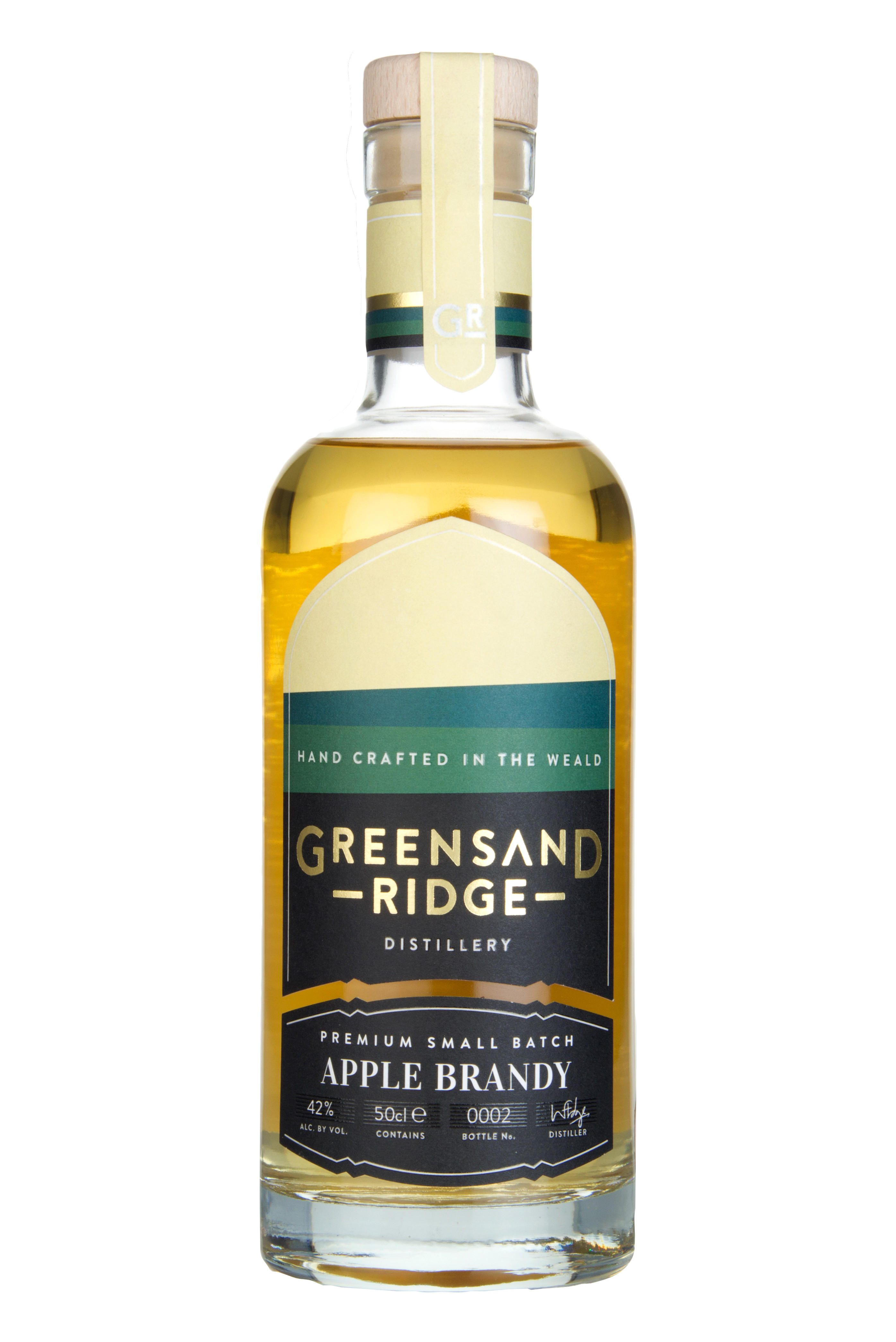 Greensand Ridge, Apple Brandy, England (42%) bottle