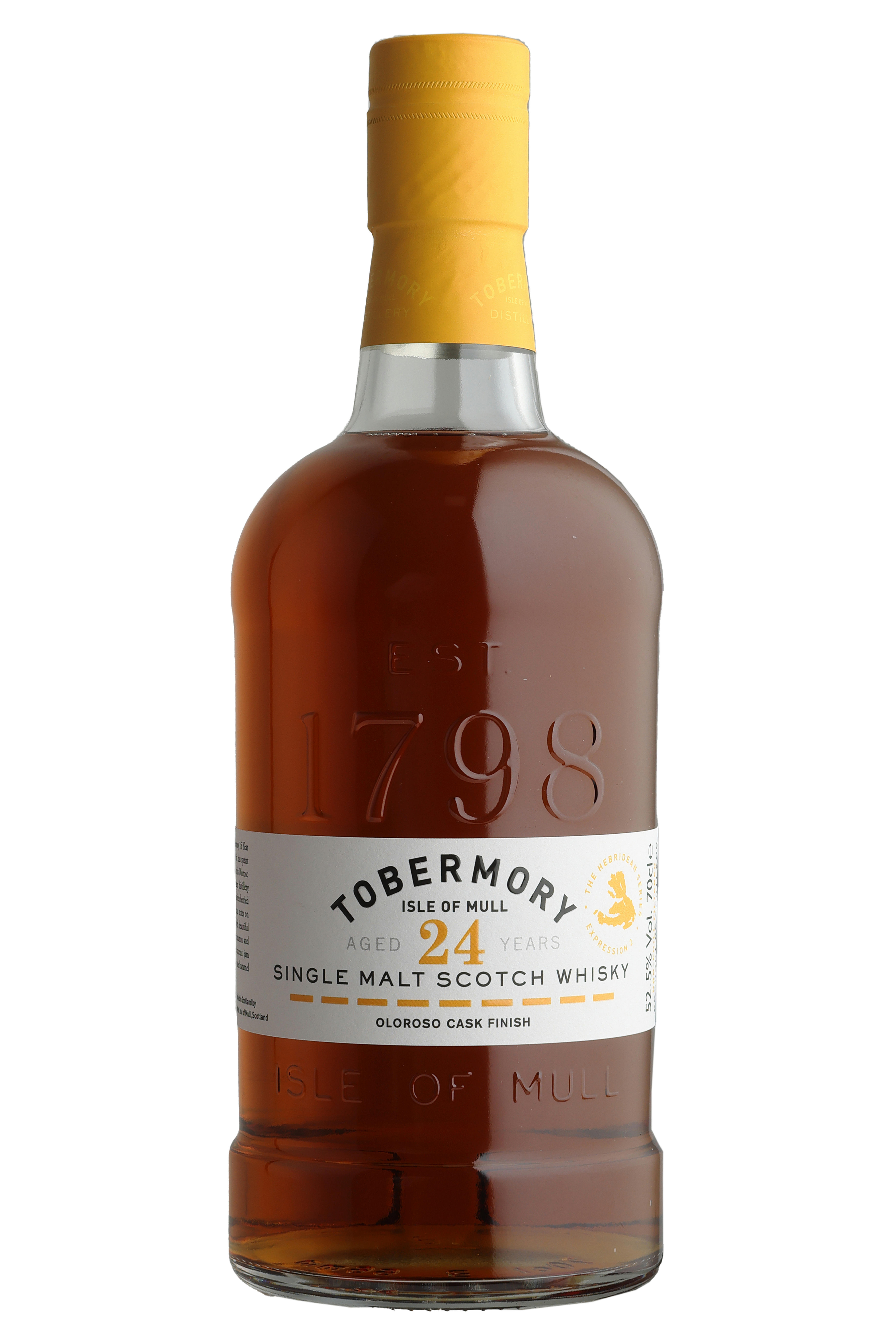 Tobermory, Oloroso Cask Finish, 24-Year-Old, Island, Single Malt Scotch Whisky (52.5%)