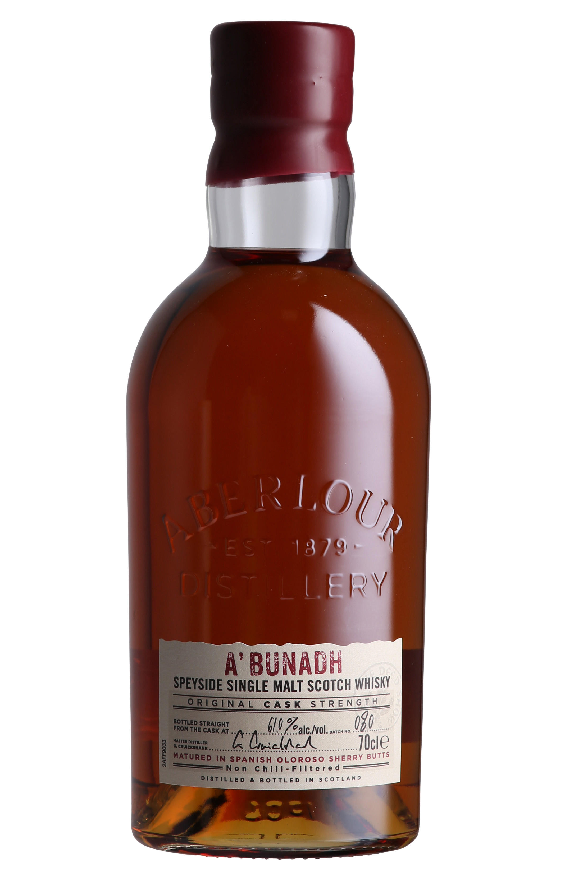 Aberlour, A'Bunadh Alba, Cask Strength, Speyside, Single Malt Scotch Whisky (61.2%) bottle