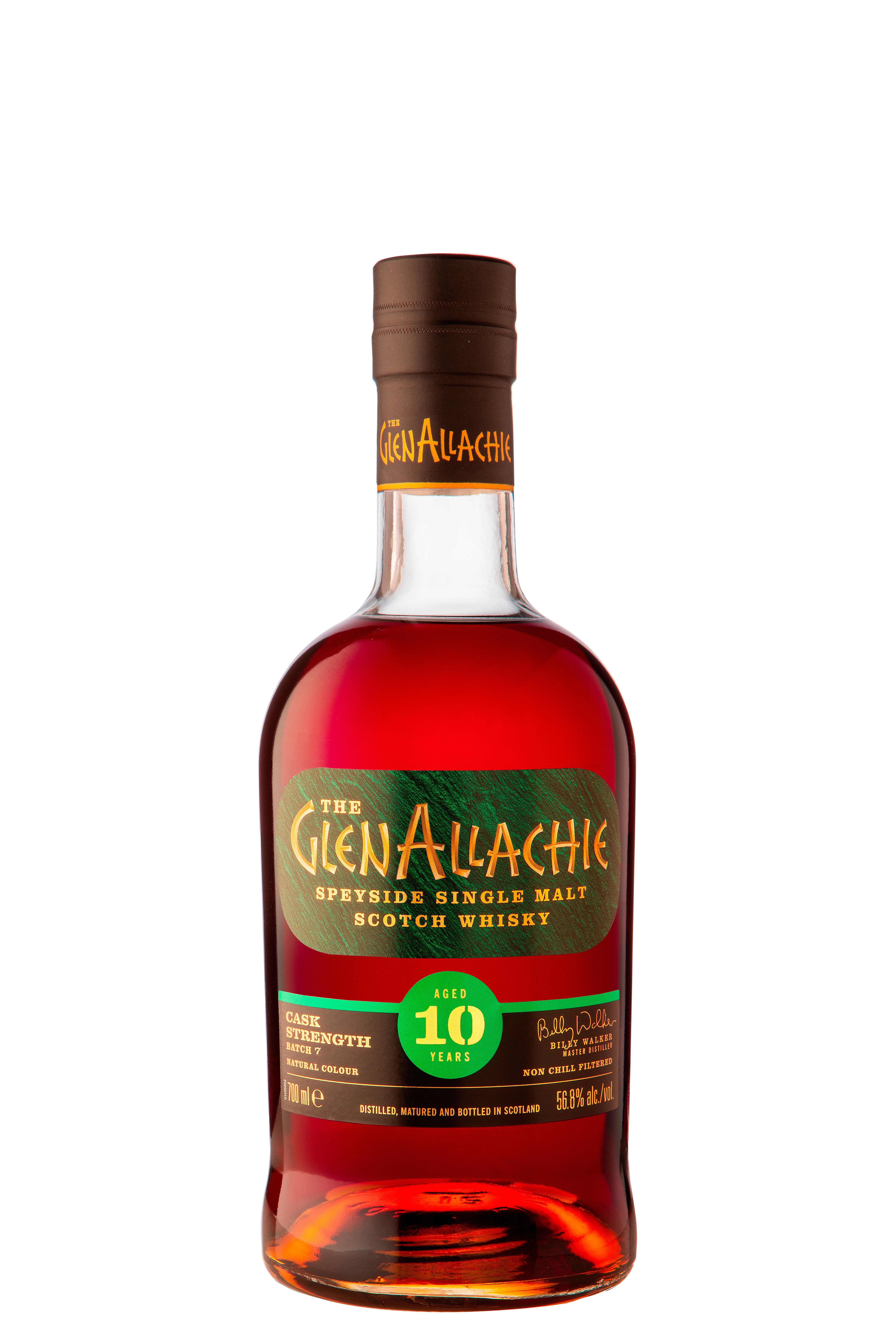 Glenallachie, 10-Year-Old, Cask Strength, Batch 7, Speyside, Single Malt Scotch Whisky (56.8%)