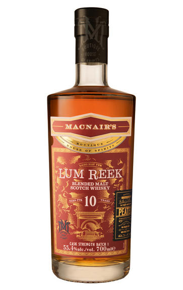 MacNair's, Lum Reek, 10-Year-Old, Cask Strength Batch 1, Blended Malt Scotch Whisky (55.4%)
