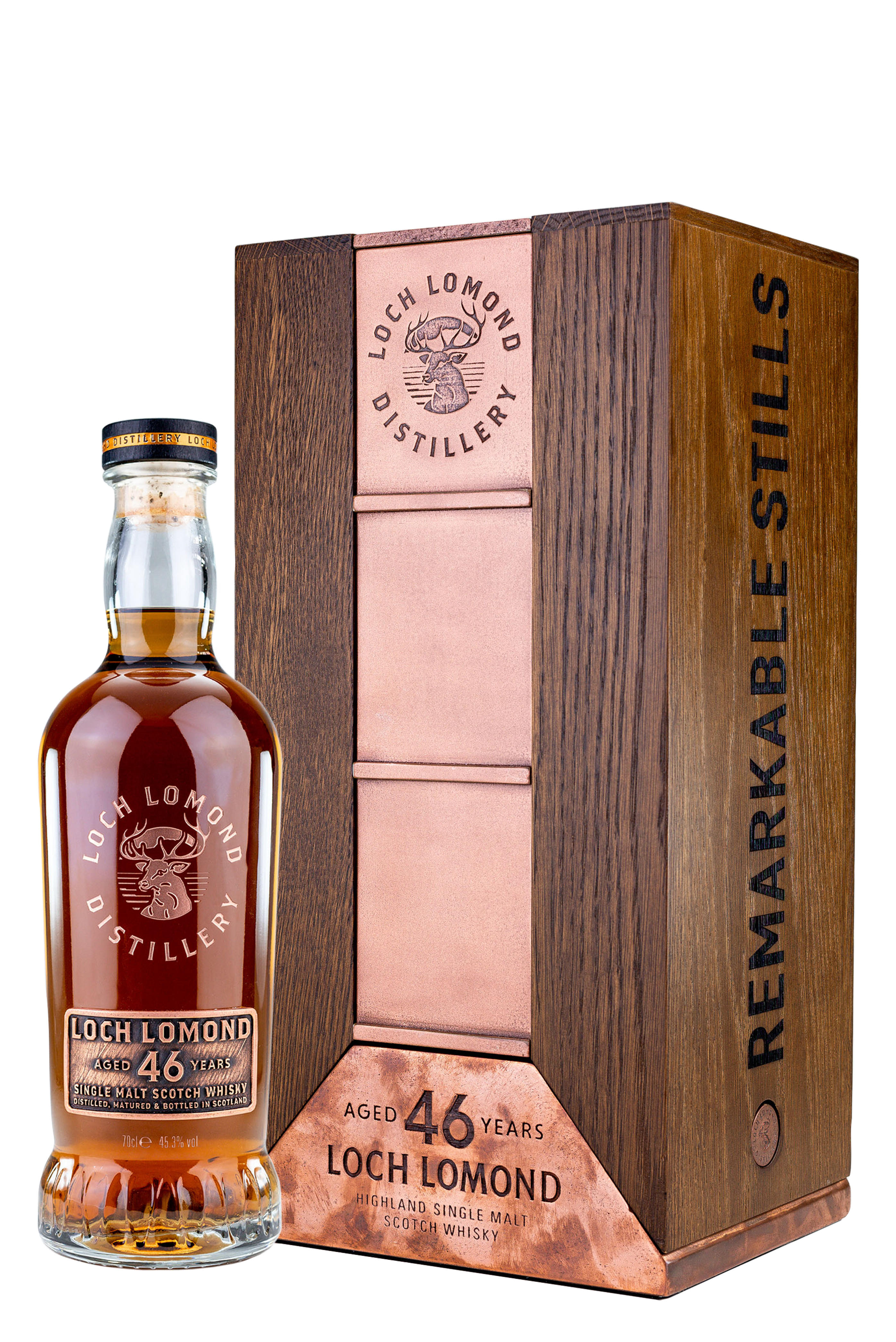 Loch Lomond, The Remarkable Stills Series, 46-year-old, Highland, Single Malt Scotch Whisky (45.3%) bottle