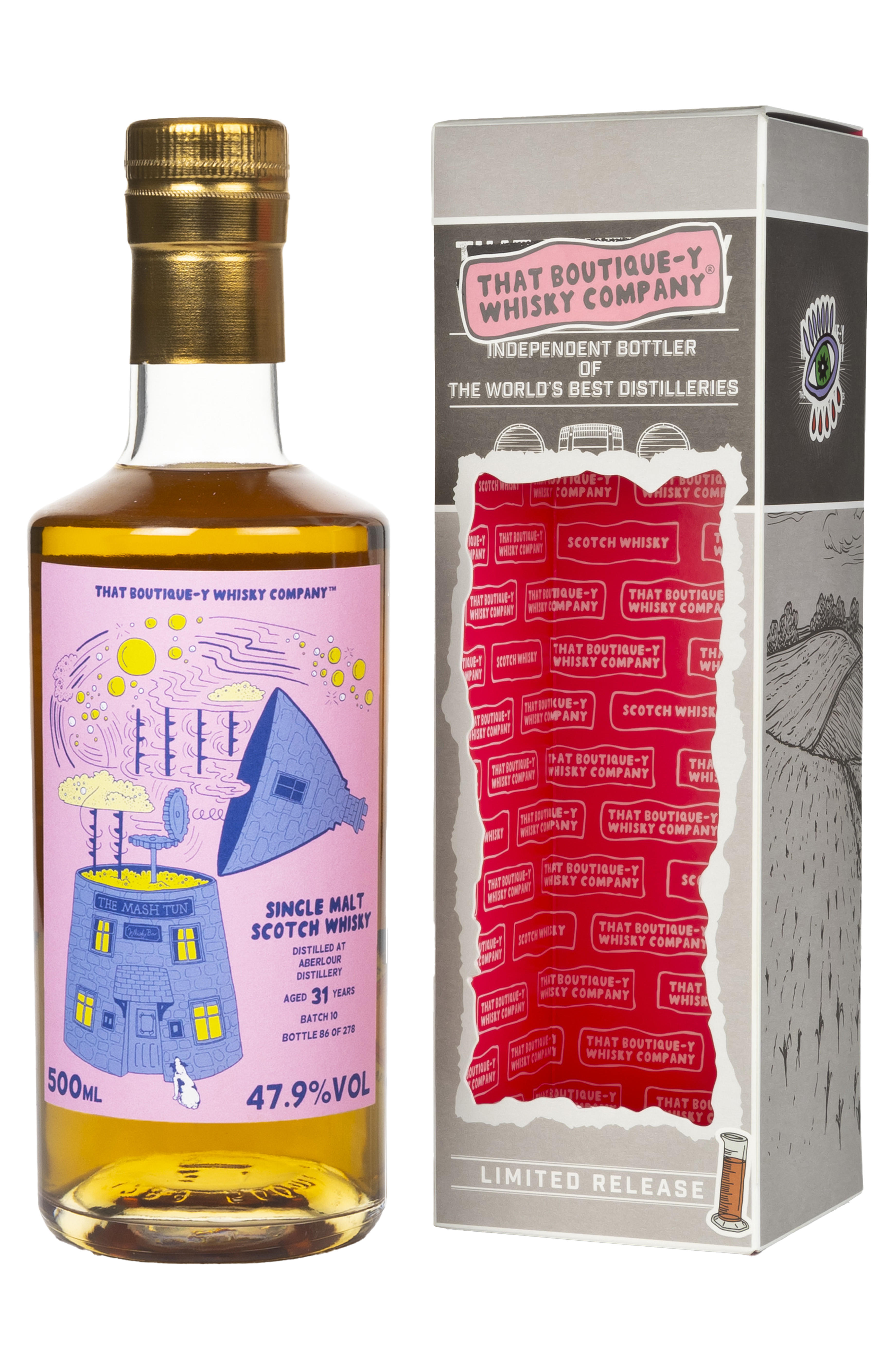 That Boutique-y Whisky Co., Aberlour, Batch No. 10, 31-Year-Old, Speyside, Single Malt Scotch Whisky (47.9%) bottle