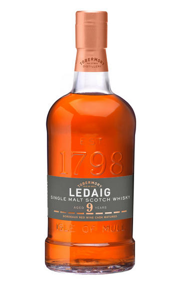 Ledaig, Bordeaux Red Wine Cask, 9-Year-Old, Isle of Mull, Single Malt Scotch Whisky (56.8%)
